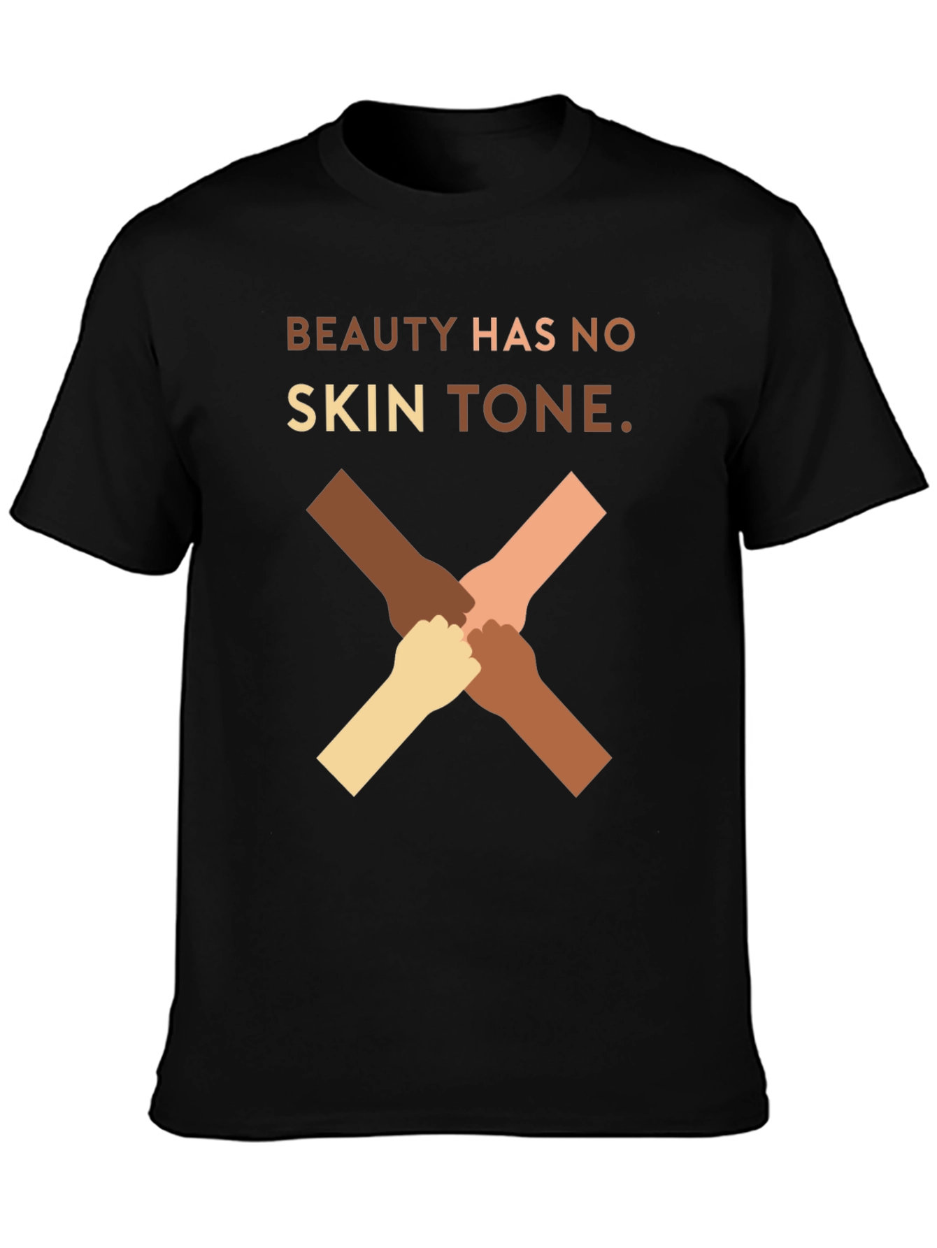 Black Beauty Has No Skin Tone Graphic T-Shirt view 3