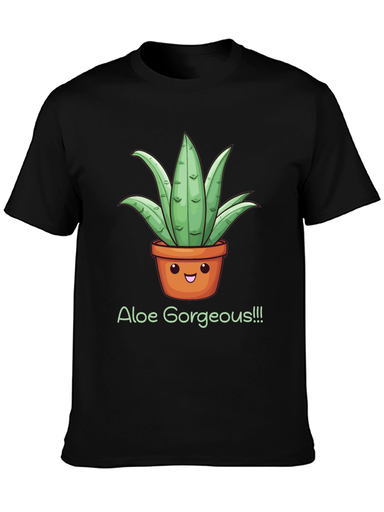 Black Aloe Gorgeous Graphic Tee view 3