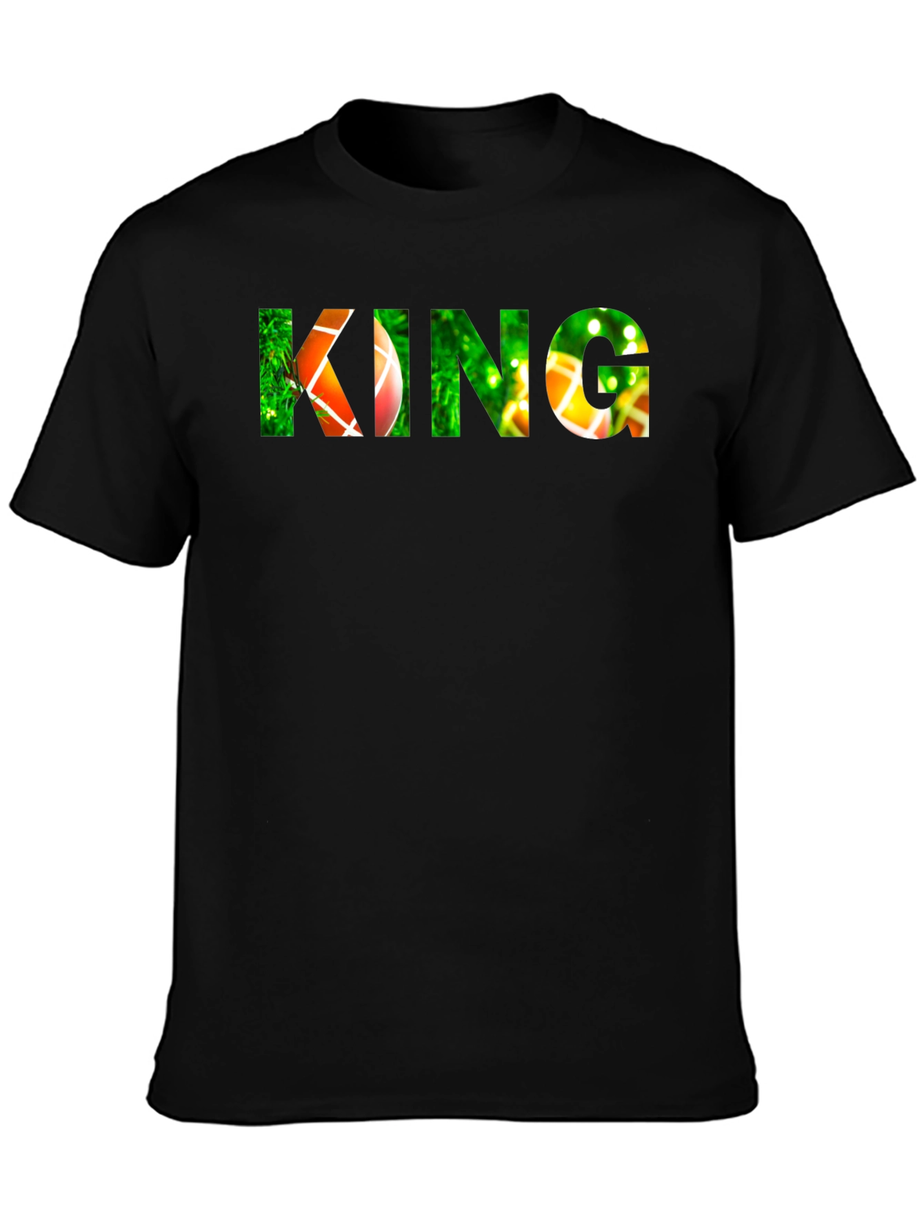 Black King Graphic Tee - Novelty Design view 3