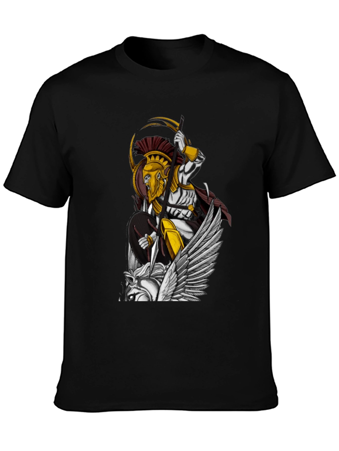 Black Warrior Graphic Tee - Stylish & Bold Design view 3