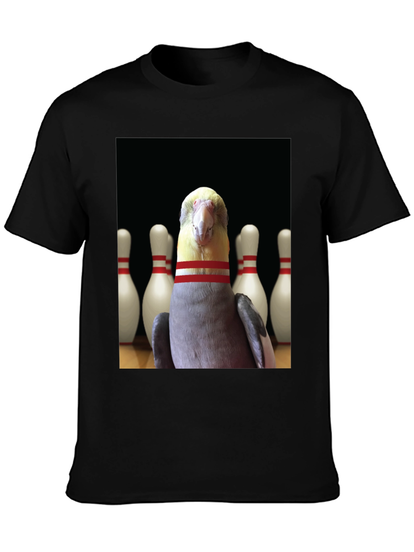 Black Bowling Bird T-Shirt - Strike a Pose! view 3