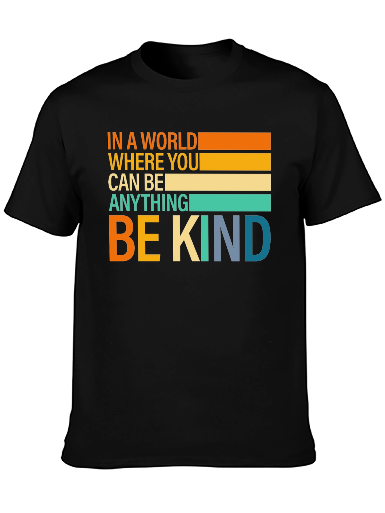 Black Be Kind Graphic Tee view 3