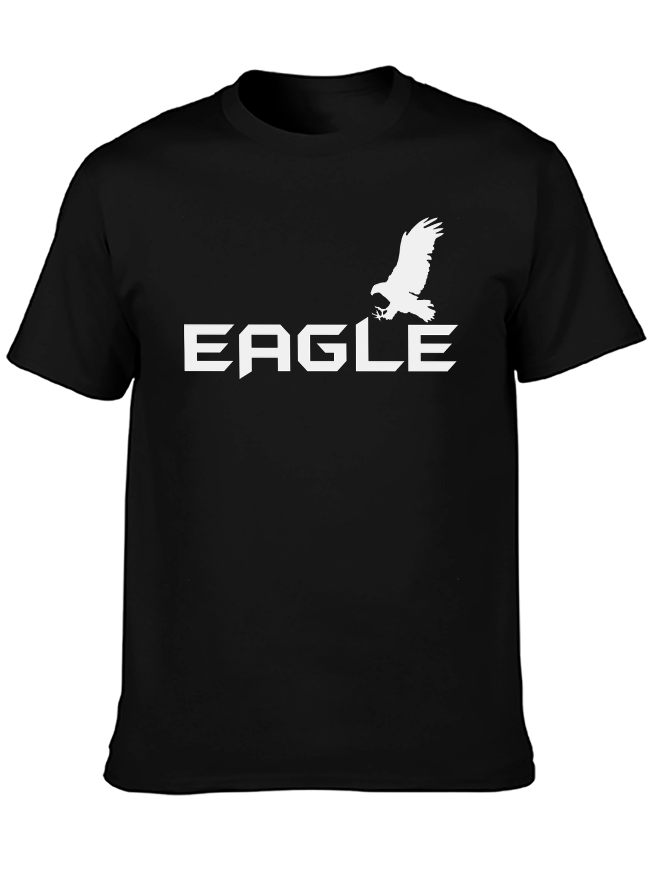 Black Eagle Graphic Tee - Classic Black T-Shirt view 3