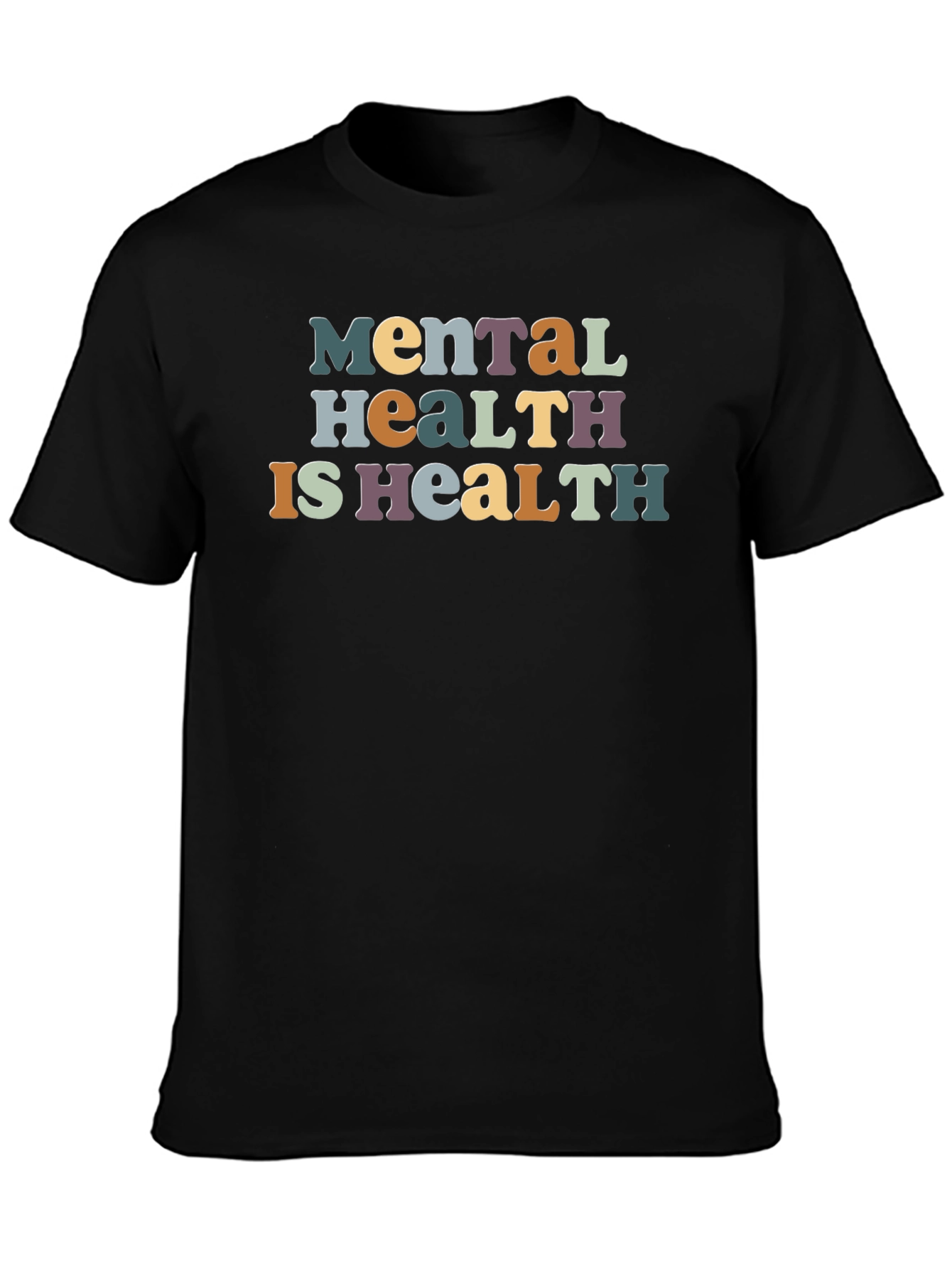 Black Mental Health is Health T-Shirt view 3