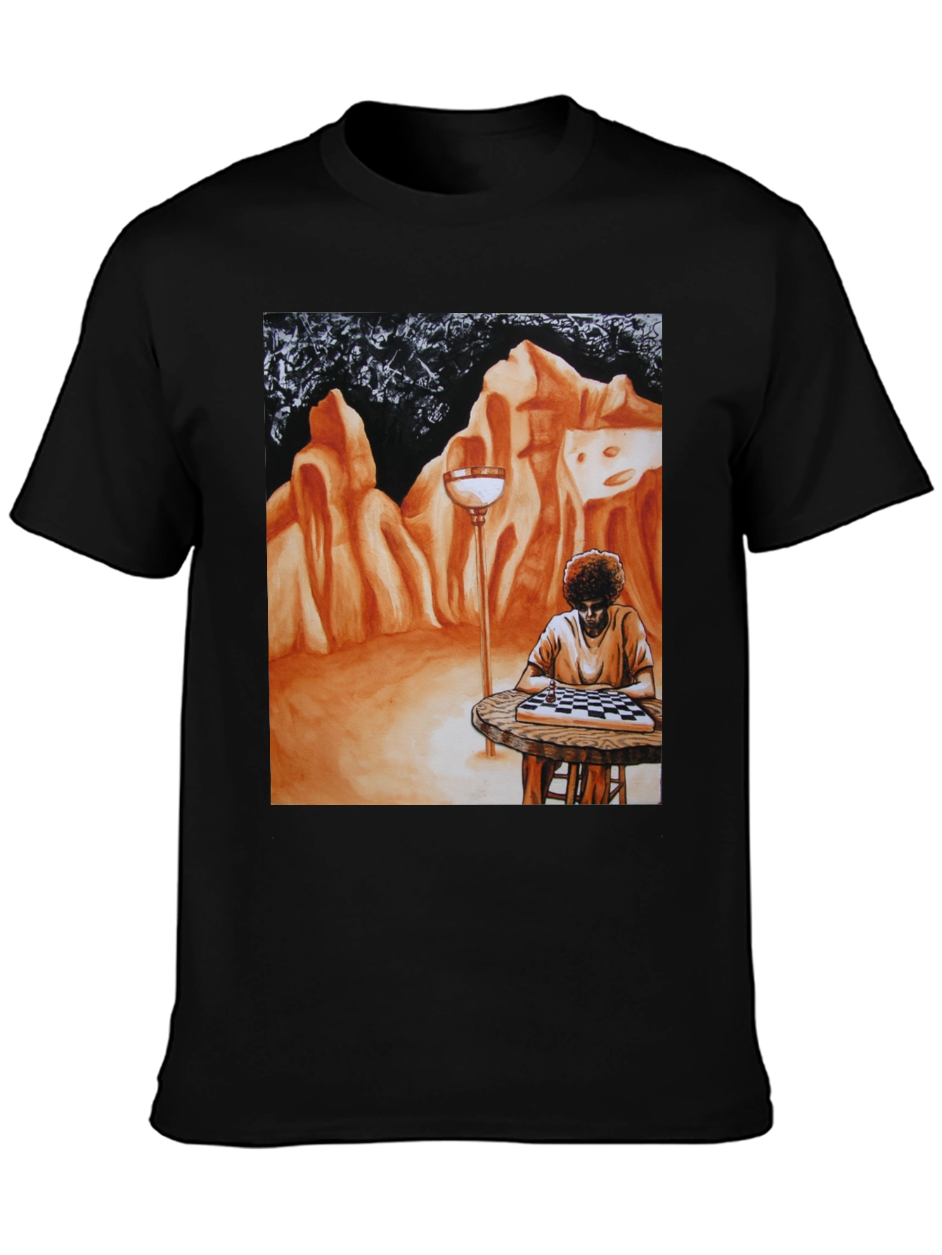 Artistic Chess Player T-Shirt - 3