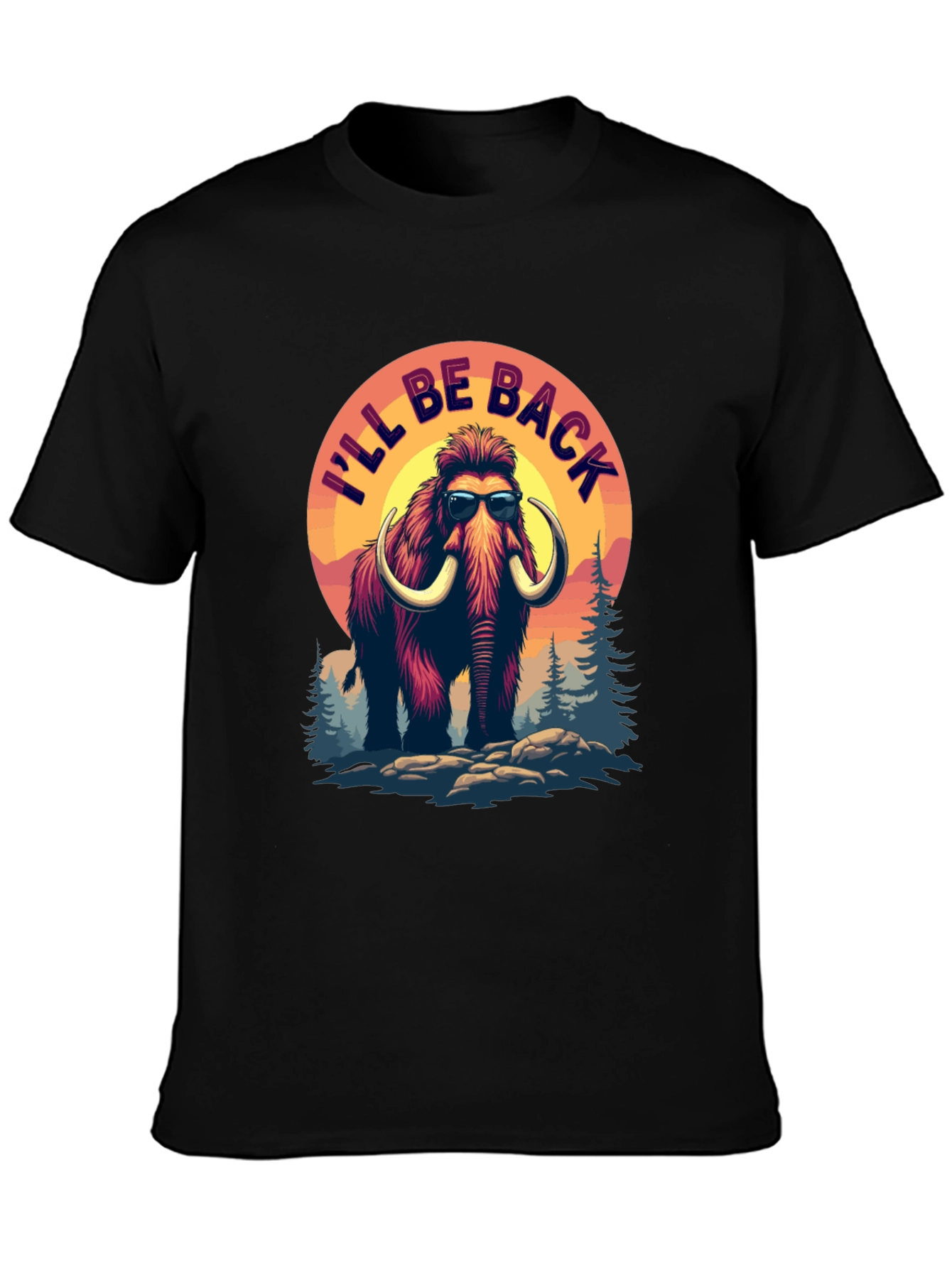 Black Mammoth "I'll Be Back" Graphic Tee view 3