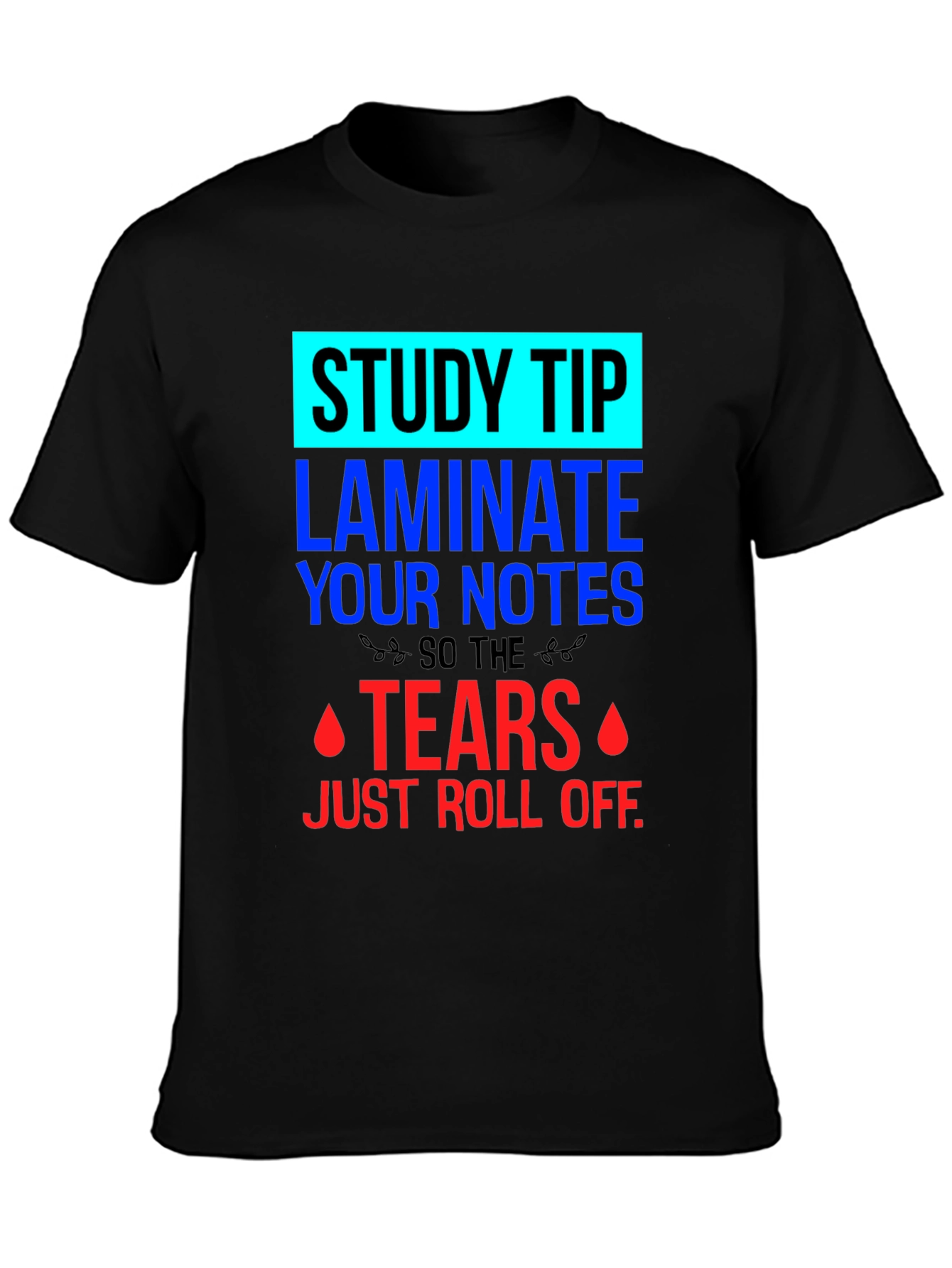 Black Study Tip T-Shirt view 3