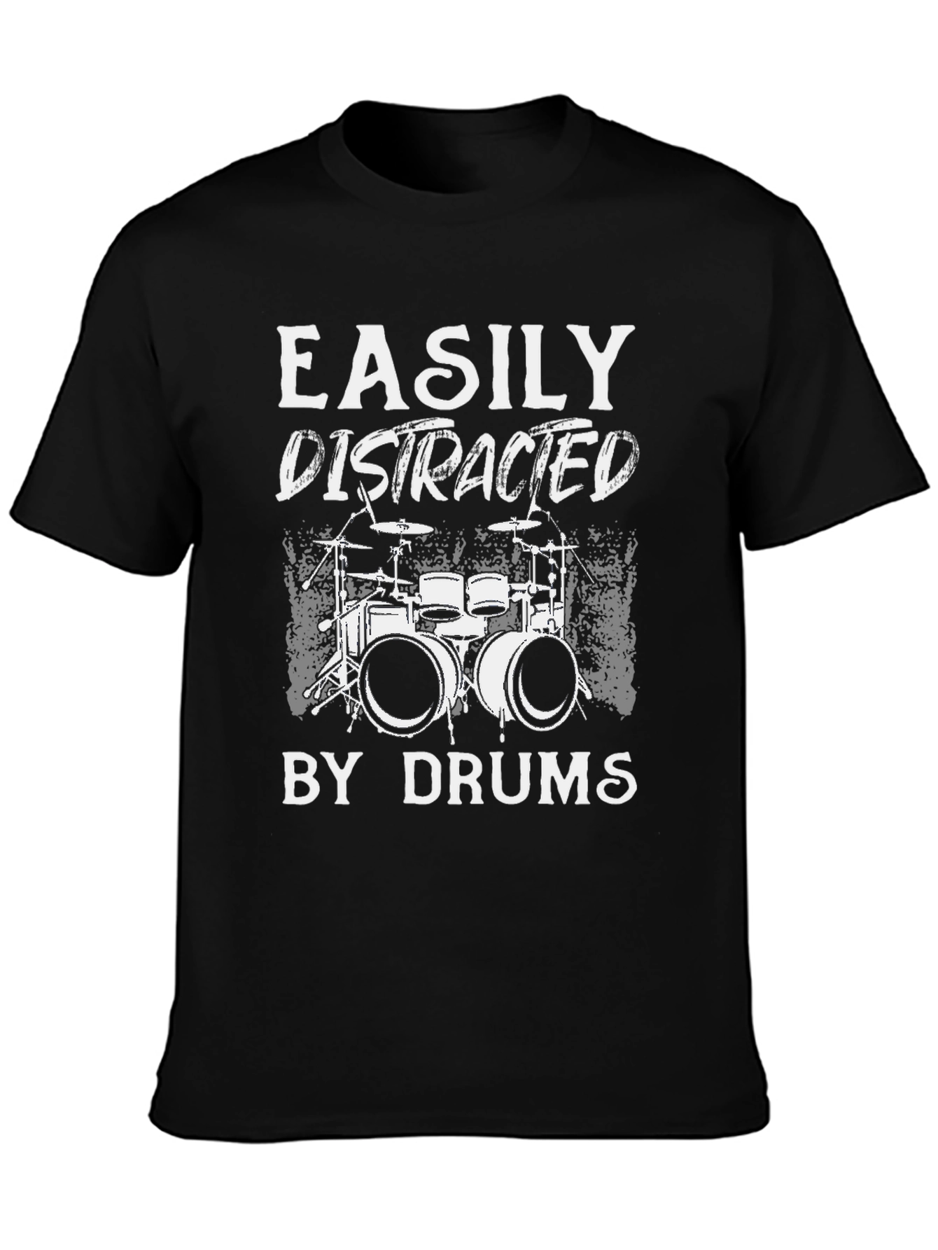 Easily Distracted by Drums T-Shirt - 3
