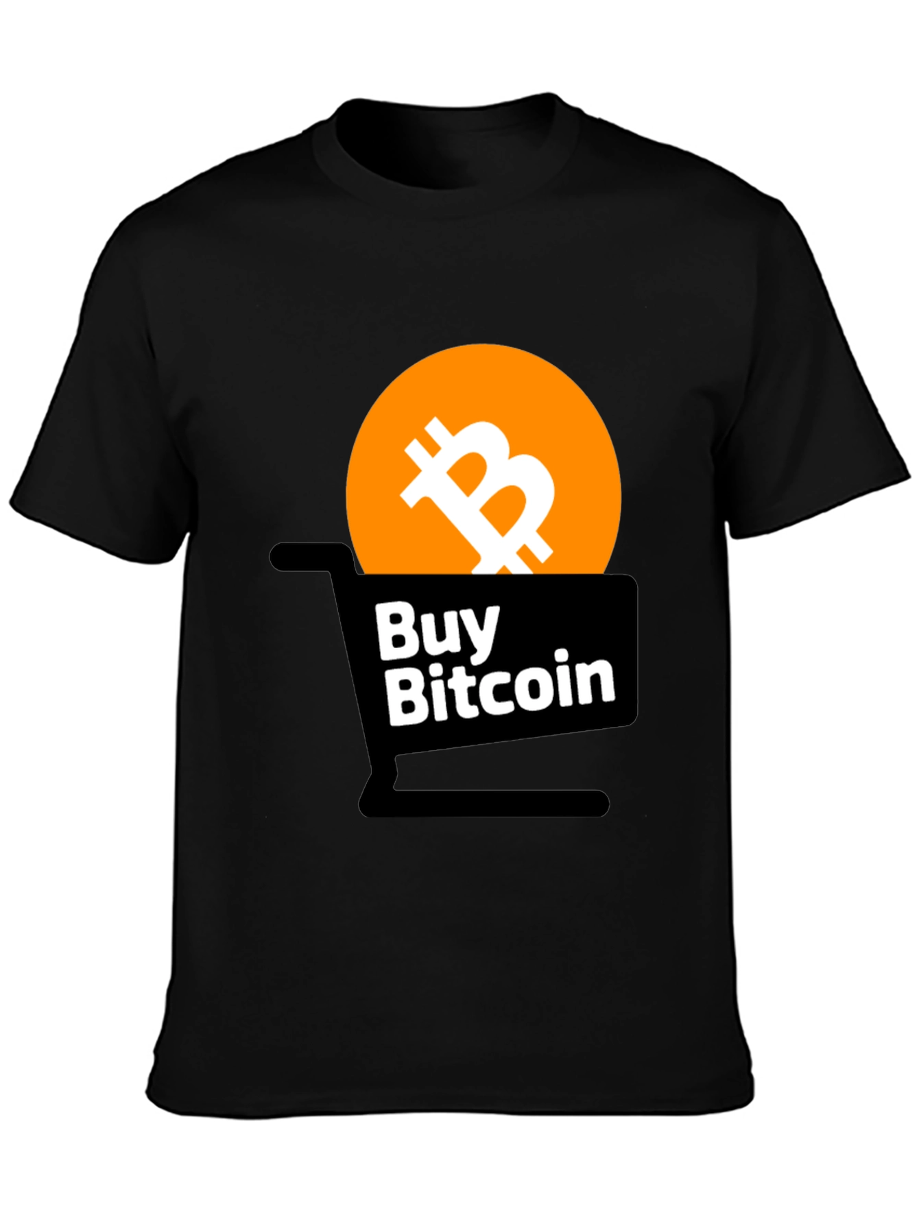 Buy Bitcoin Black Graphic Tee - Crypto Lover's Shirt - 3