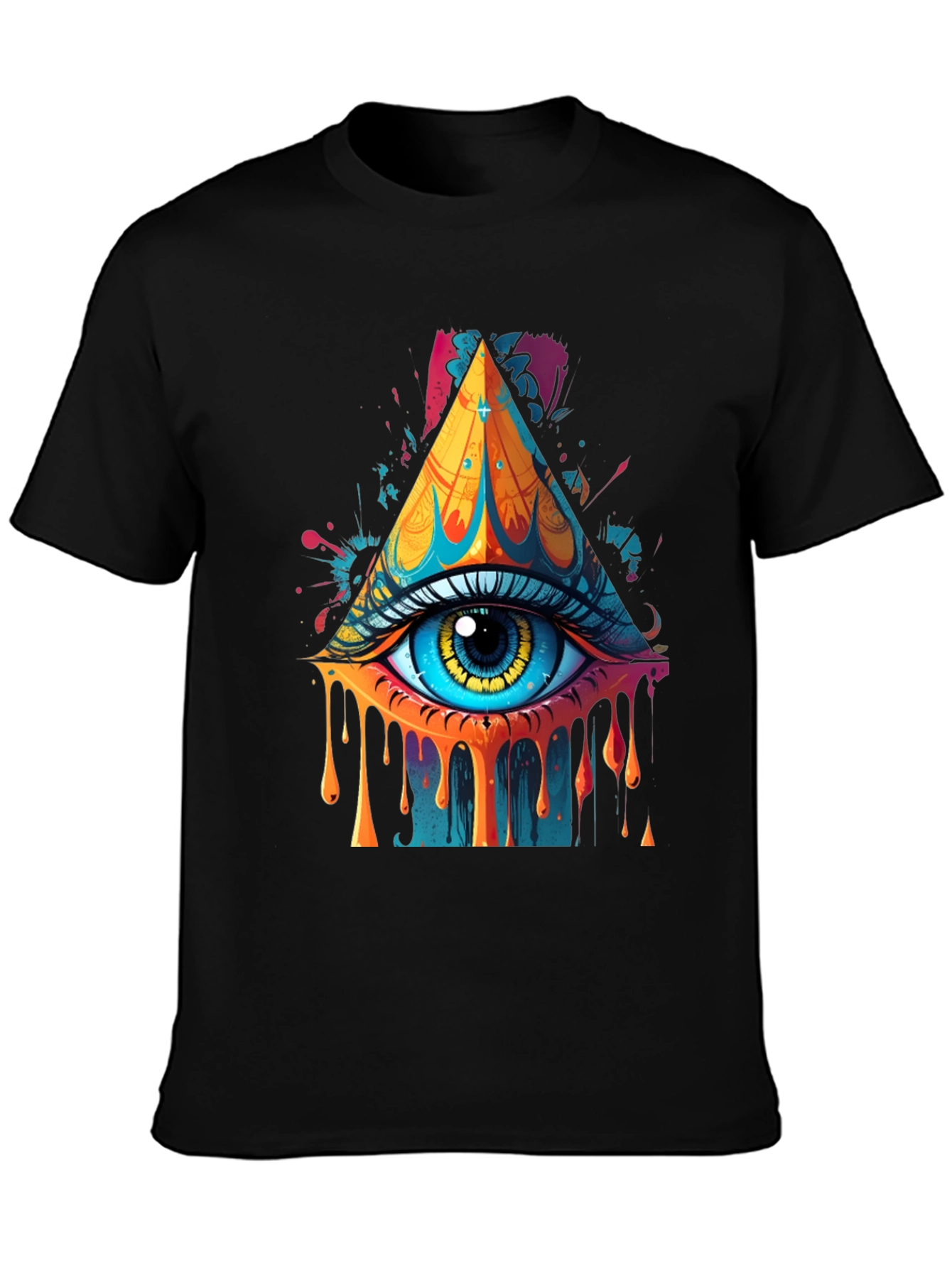 Black Eye Pyramid Graphic Print Tee view 3