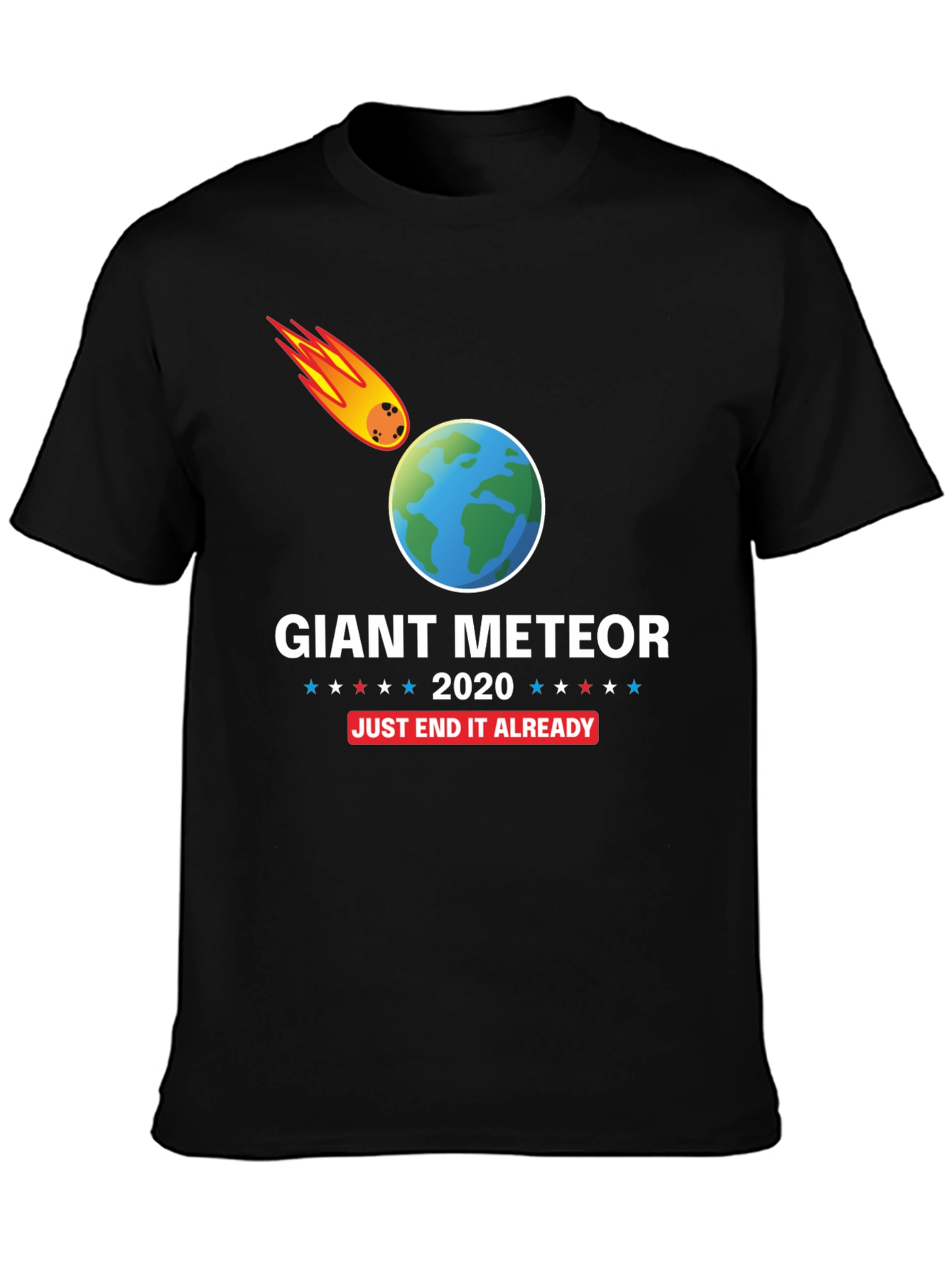 Black Giant Meteor 2020 T-Shirt - End It Already view 3