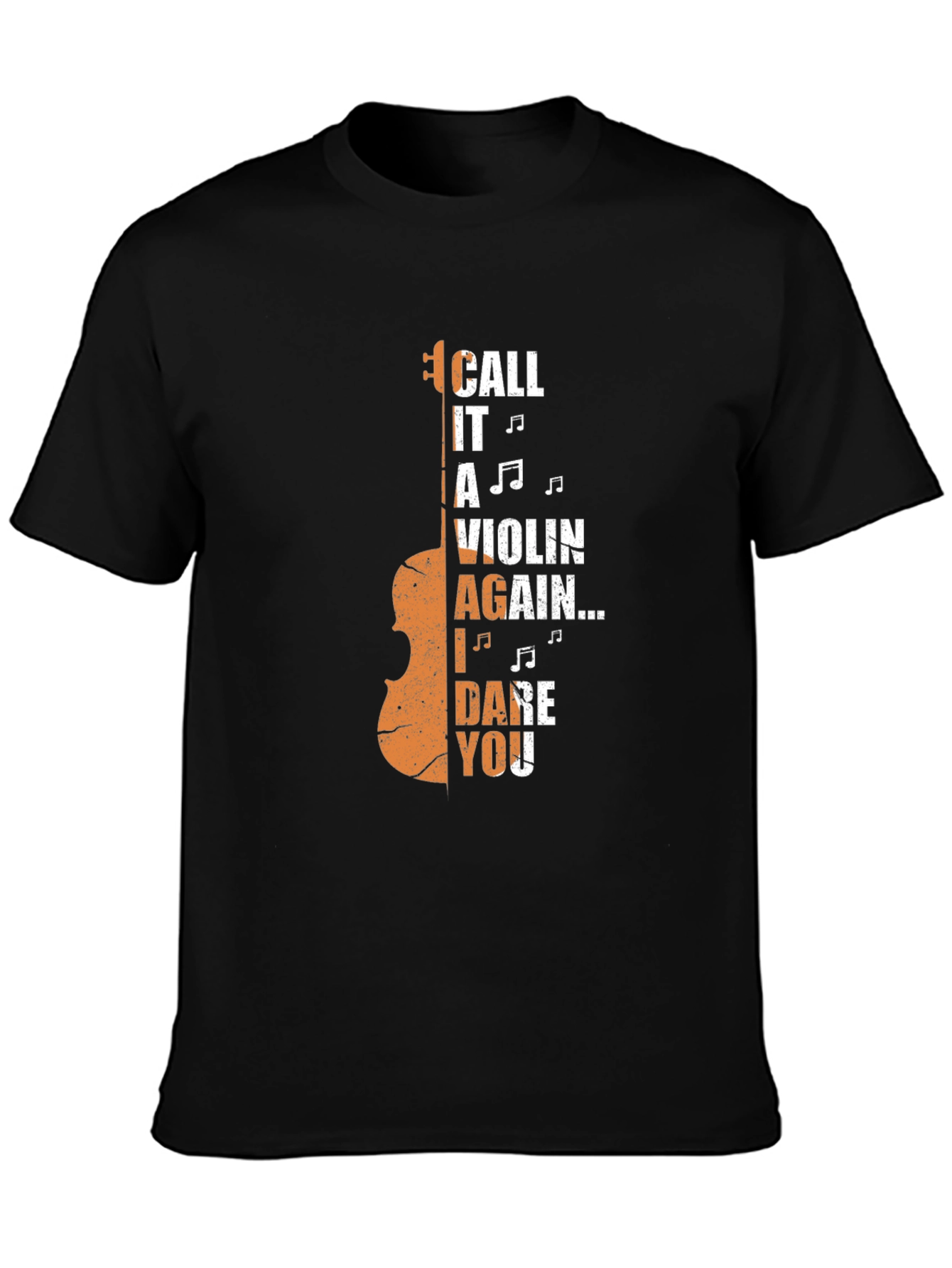 Black Call it a Violin Again T-Shirt view 3