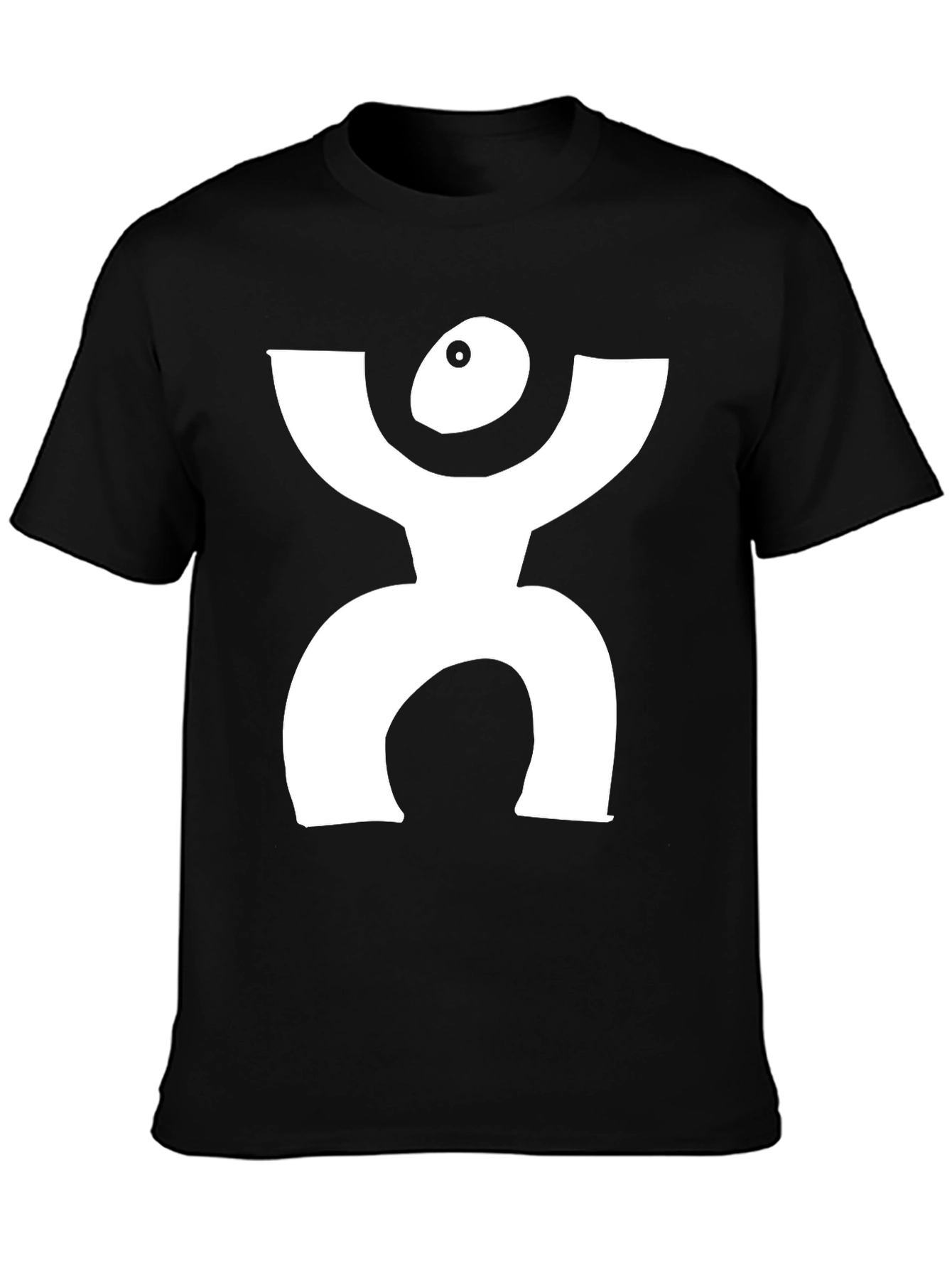 Black Bengali Wedding Symbol T-Shirt - Black Cotton Casual Tee view 3