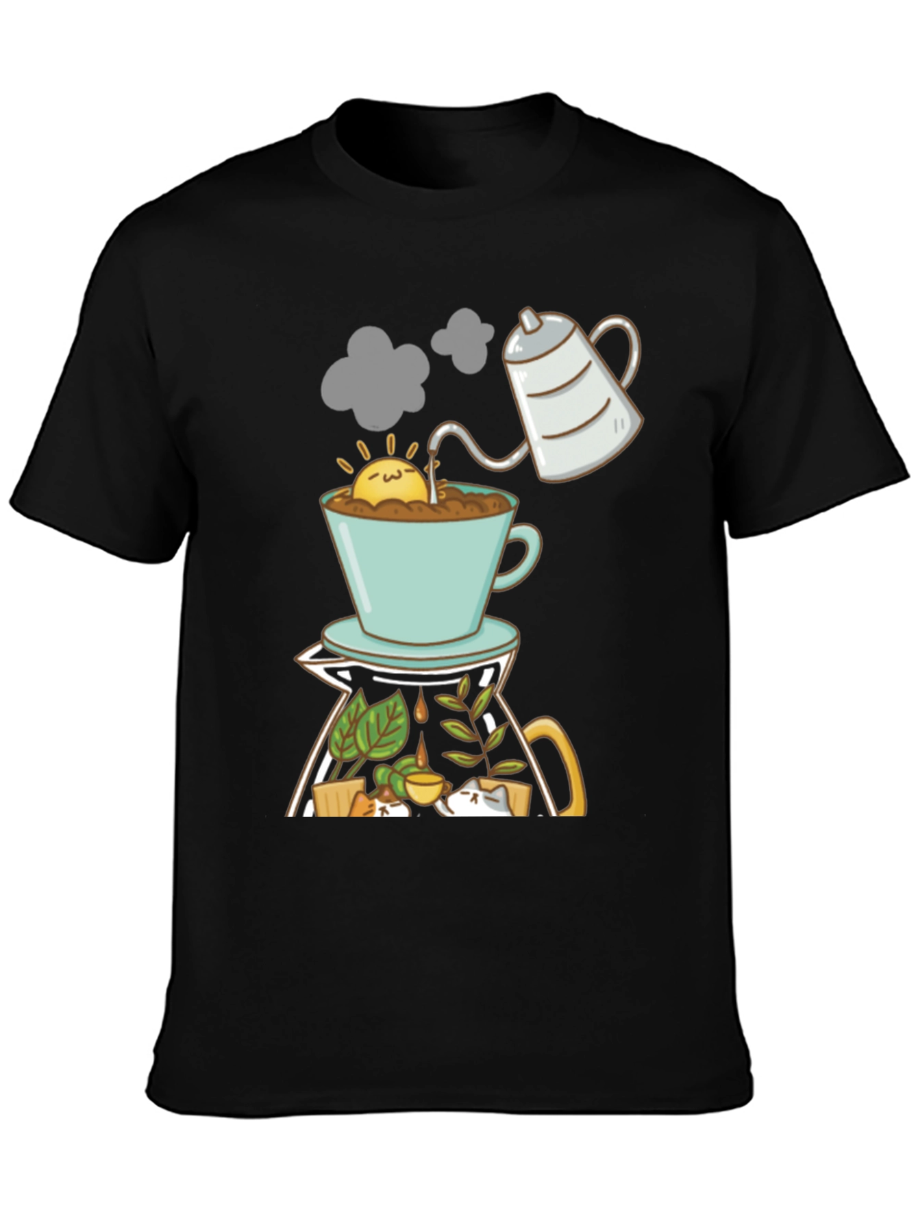 Black Coffee Lover's Brew T-Shirt view 3