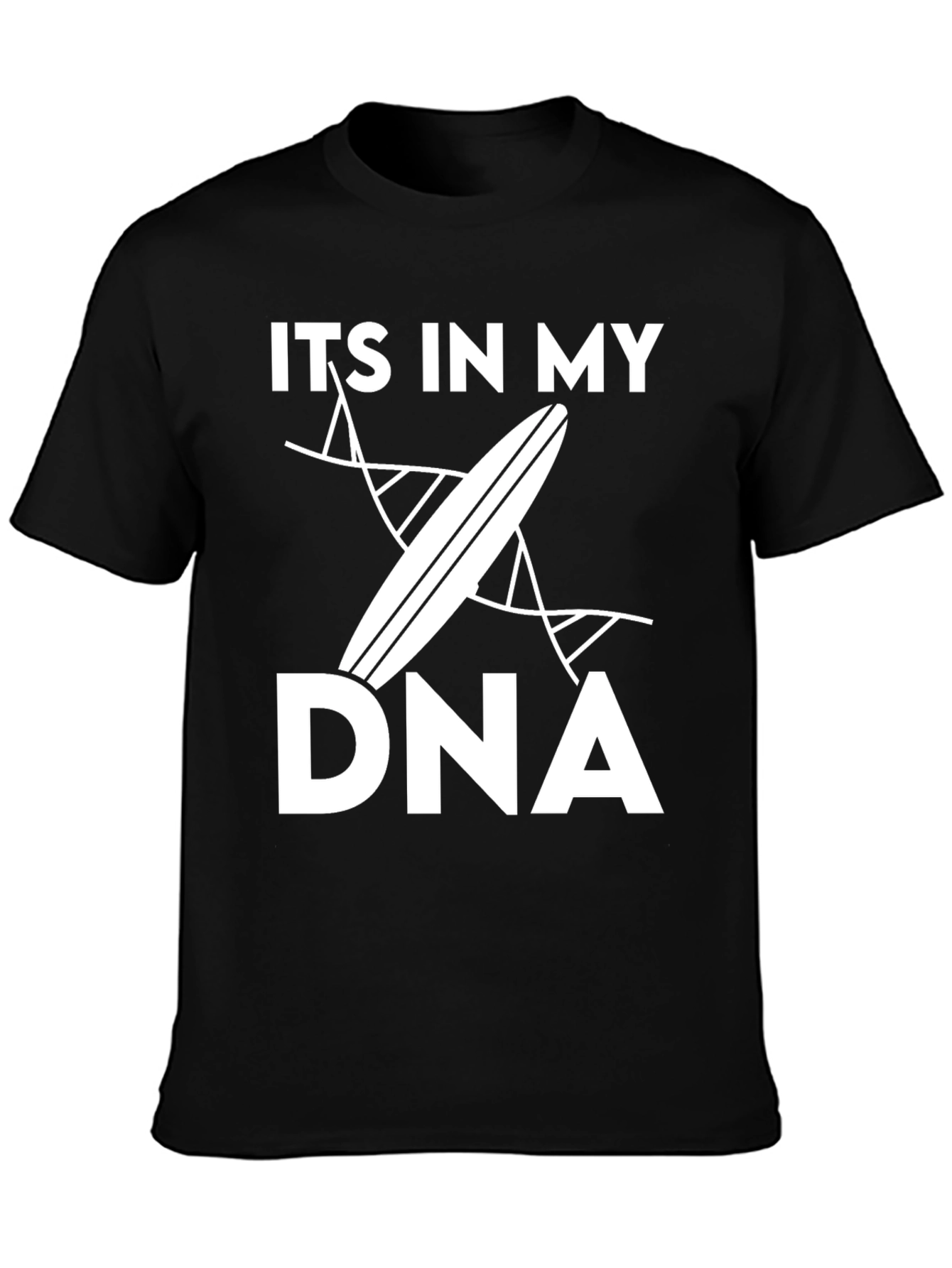 Black Its In My DNA Surfboard T-Shirt - Black view 3
