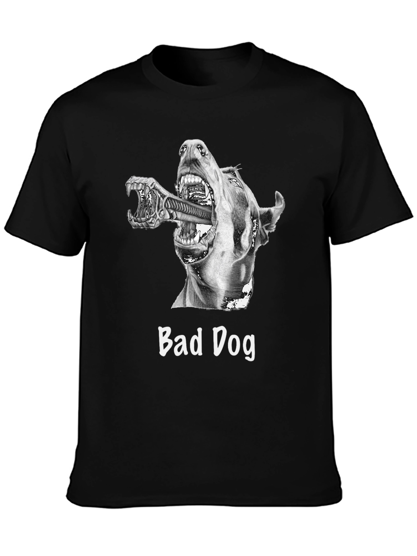 Bad Dog Graphic Tee - Men's Black T-Shirt - 3