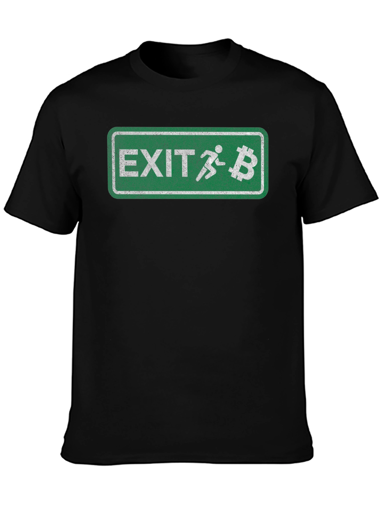 Bitcoin Exit T-Shirt - Crypto Humor Tee - 3