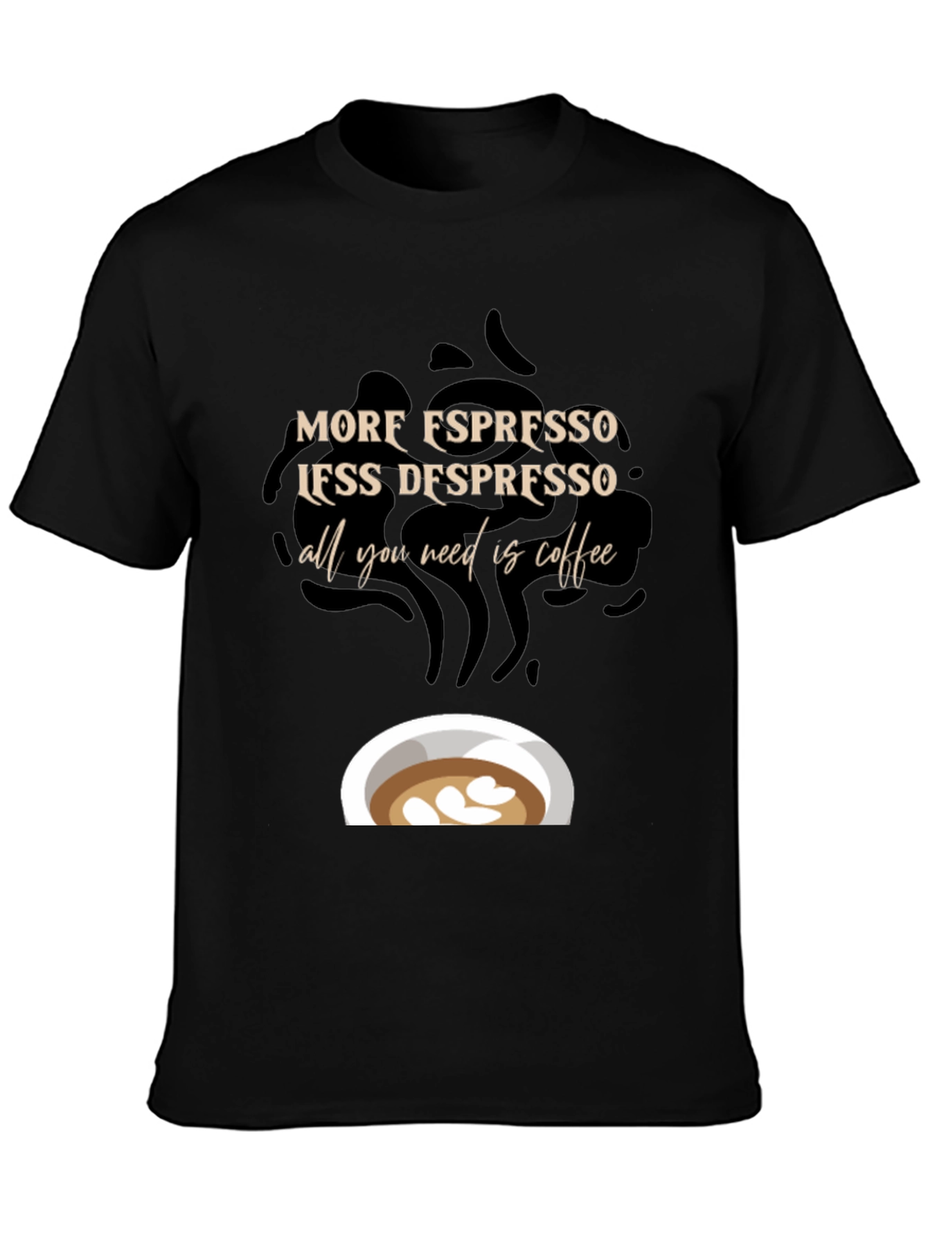 Espresso Coffee Graphic T-Shirt - 3