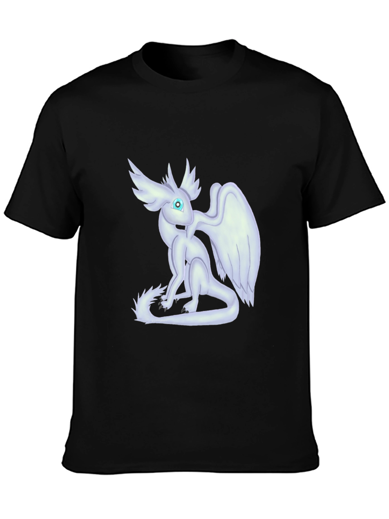 Black Dragon Art Black T-Shirt view 3