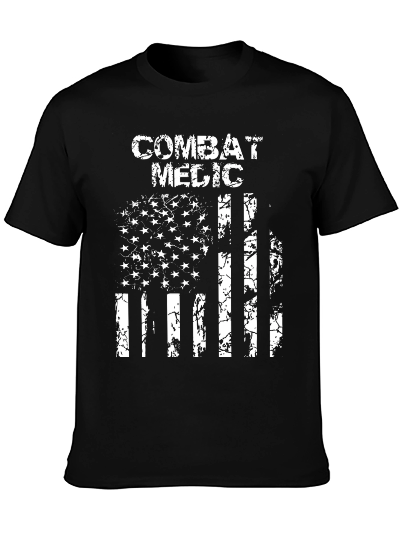 Combat Medic American Flag T-Shirt - 3