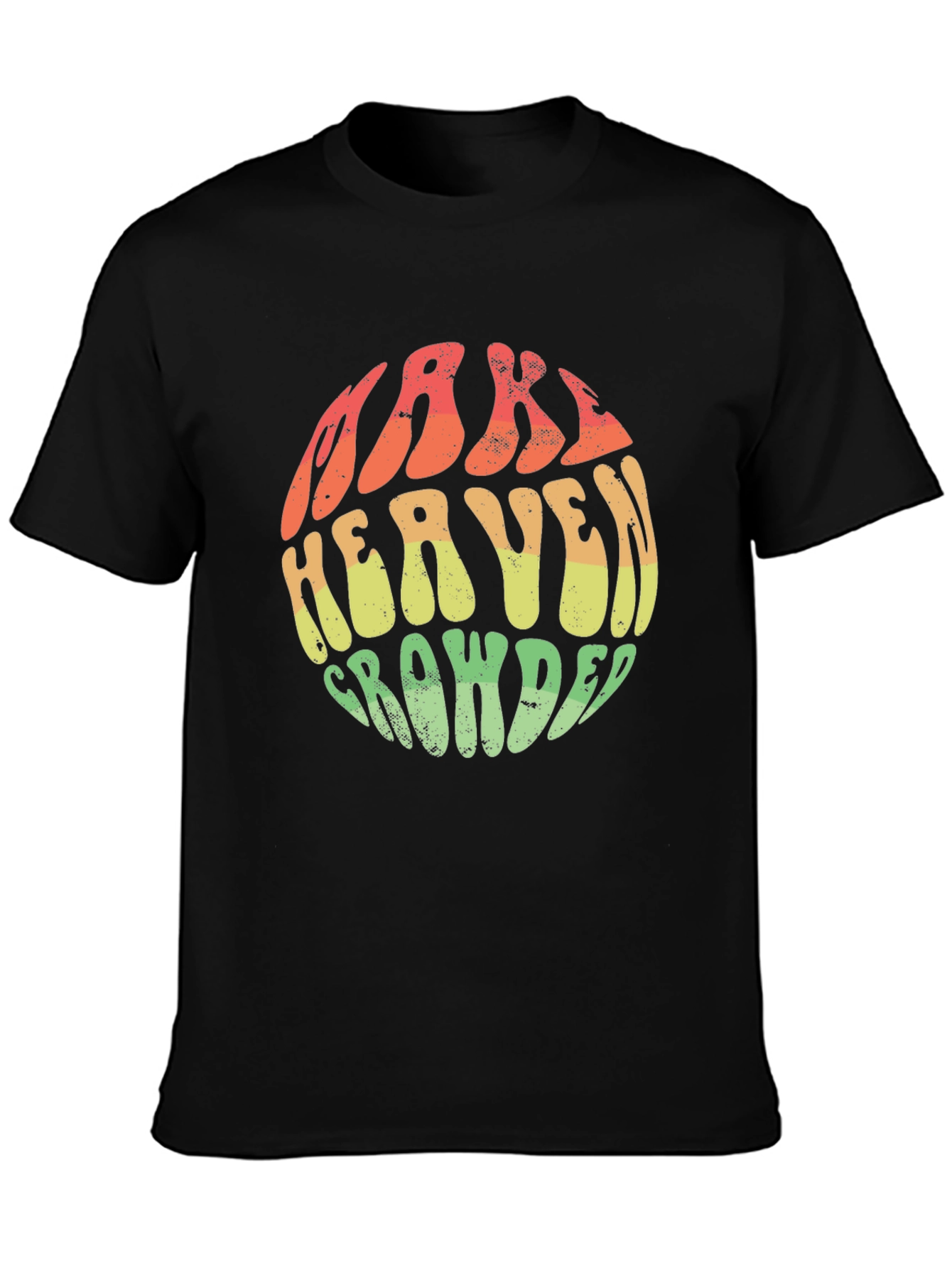 Black Make Heaven Crowded Graphic Tee view 3
