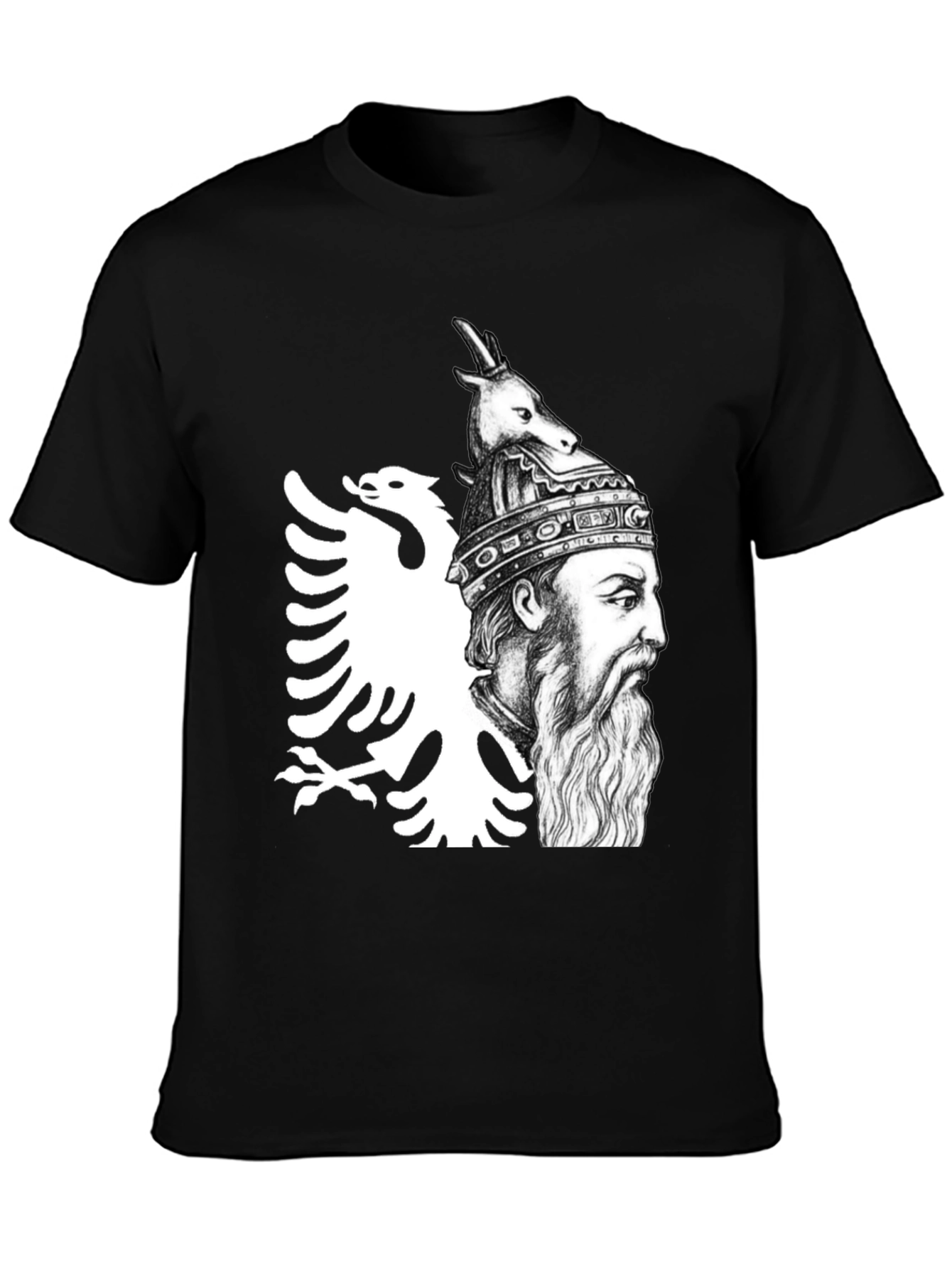 Albanian Hero Graphic T-Shirt - 3