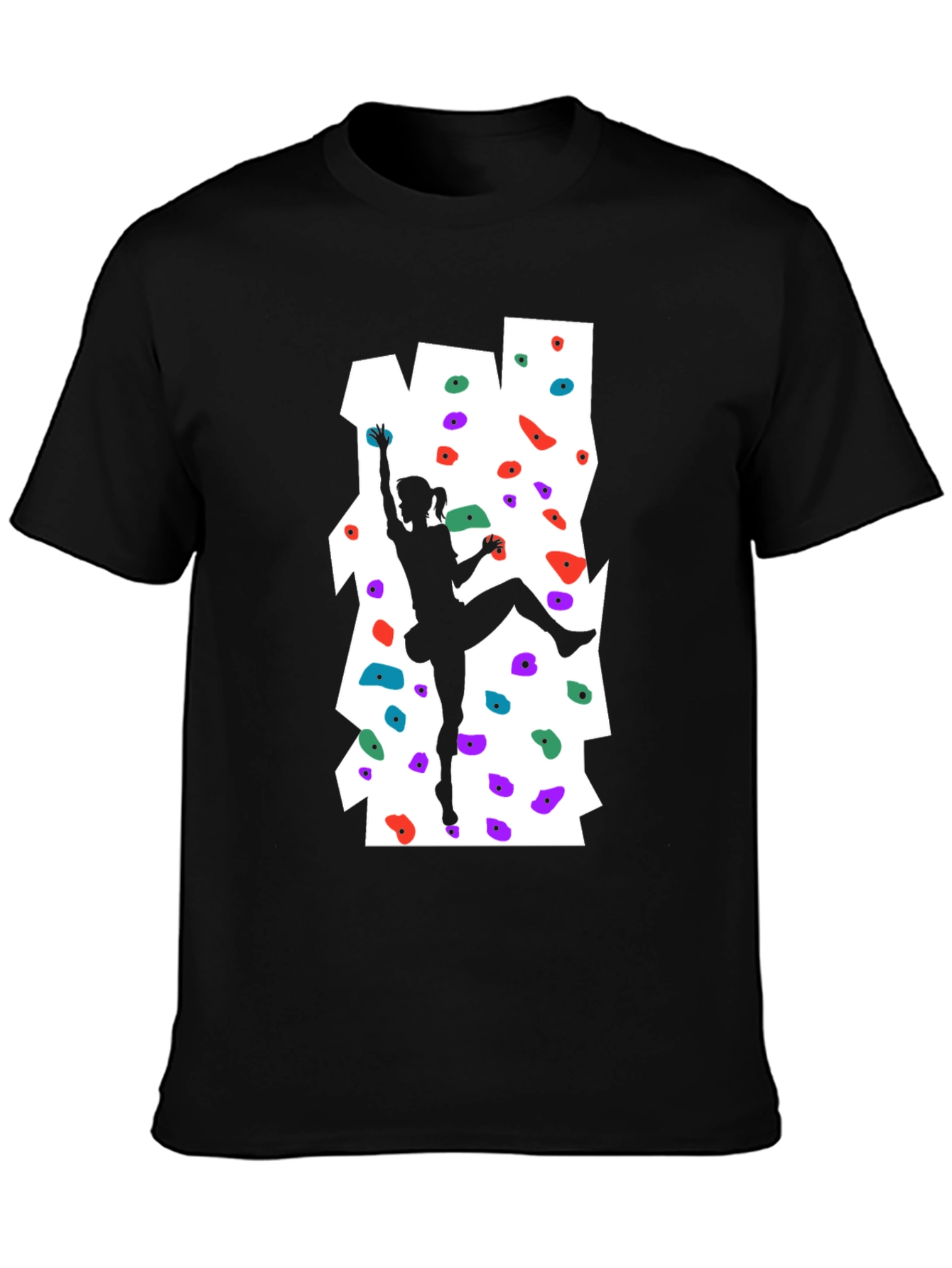 Black Climbing Graphic T-Shirt view 3