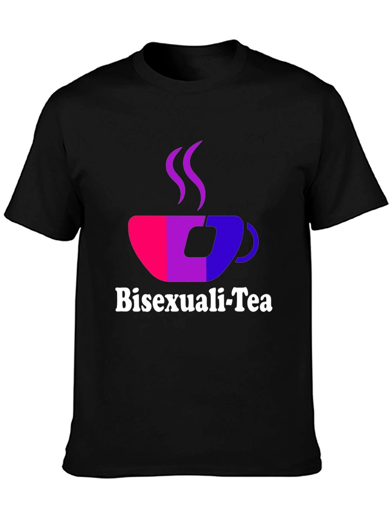 Black Bisexuali-Tea Graphic T-Shirt view 3