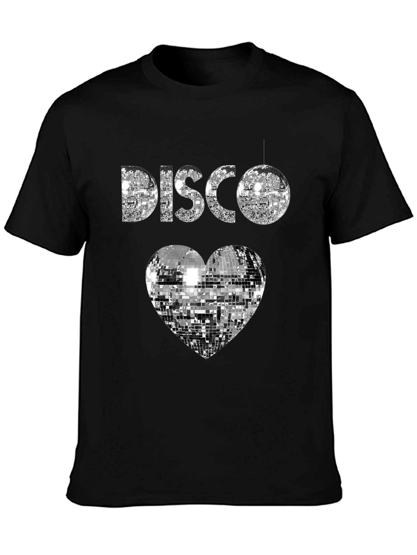 Black Disco Love Black T-Shirt view 3