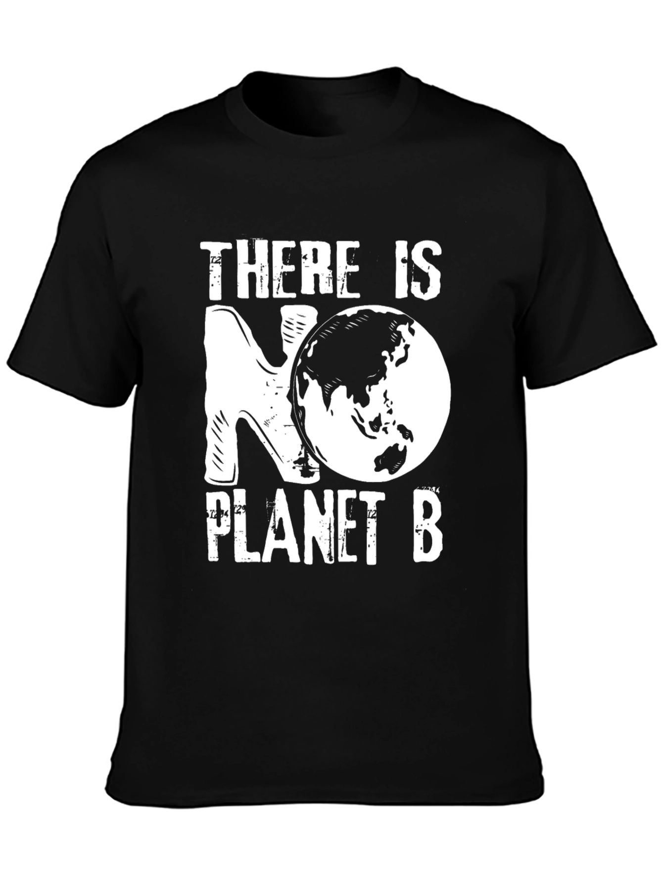 Black There is No Planet B Graphic T-Shirt view 3
