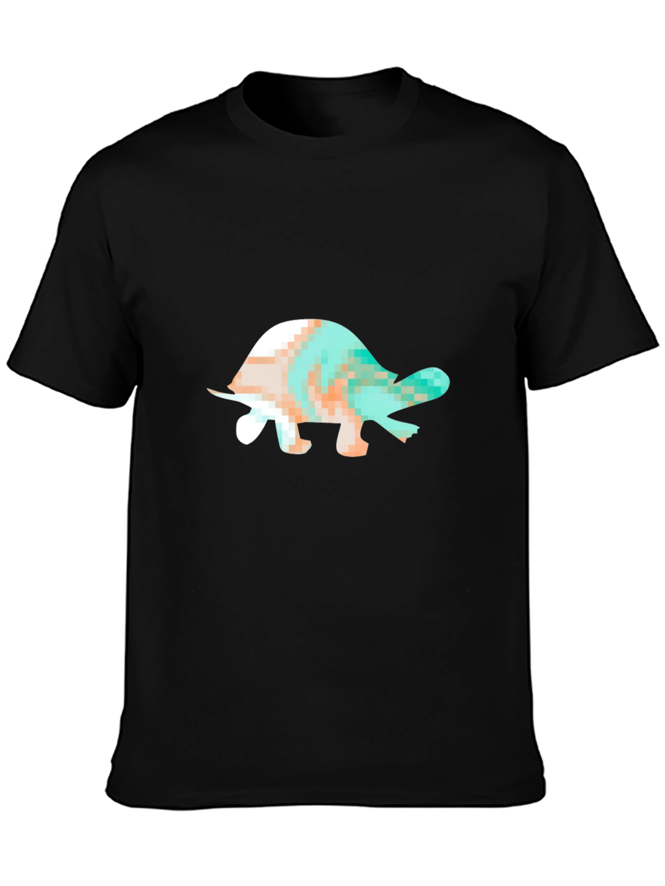 Black Turtle Graphic Black T-Shirt view 3