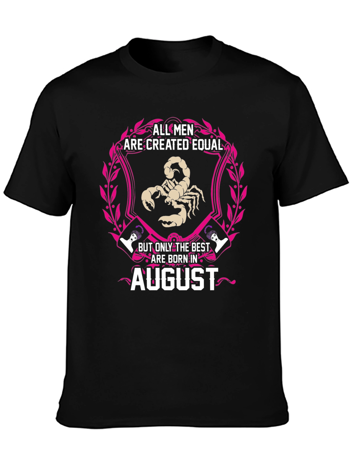 August Birthday Scorpion Men's Graphic Tee - 3