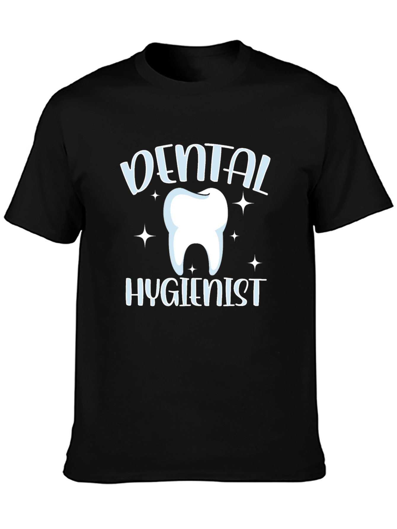 Black Dental Hygienist T-Shirt - Stylish & Comfortable view 3