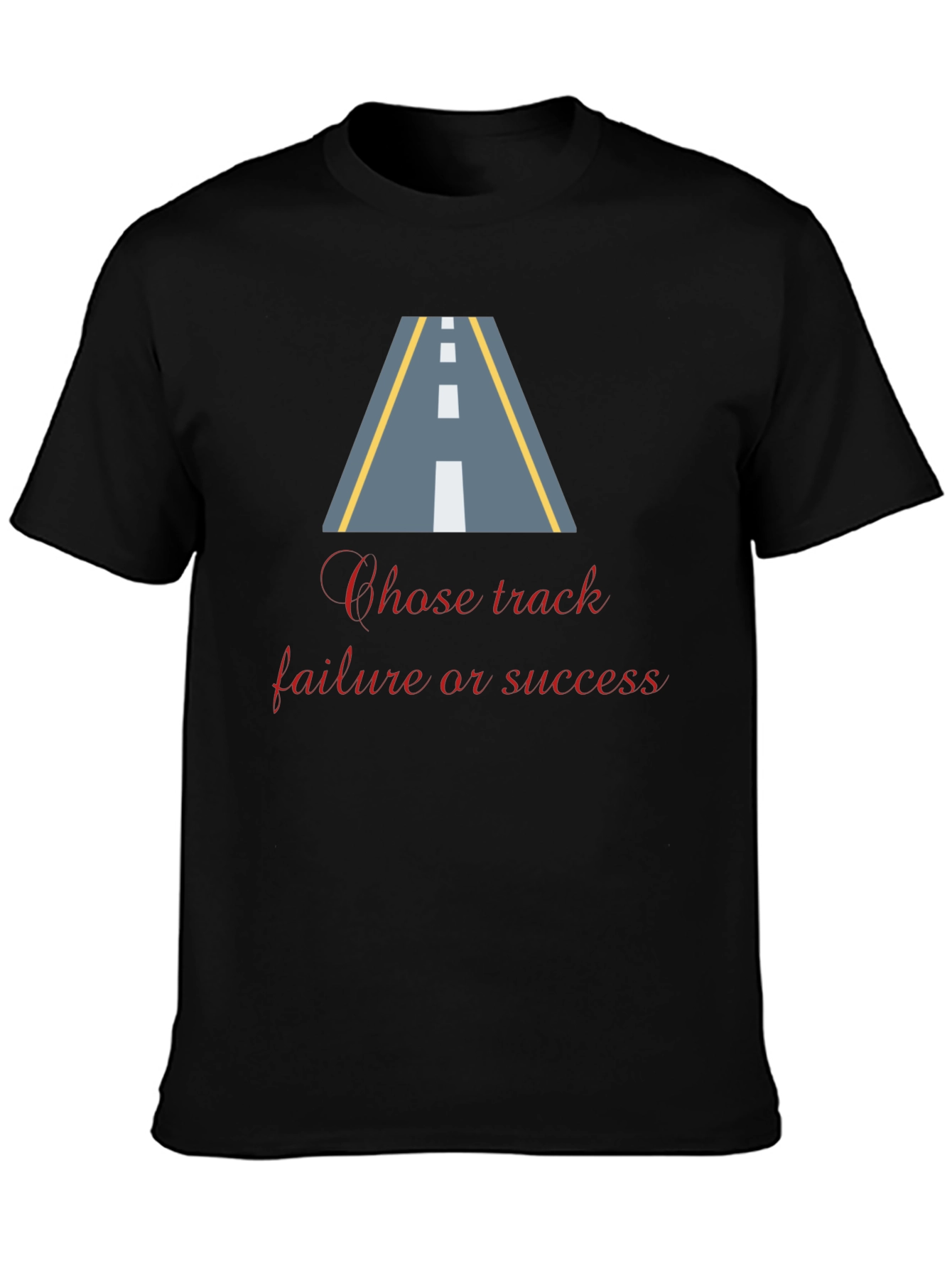 Black Success Road T-Shirt view 3
