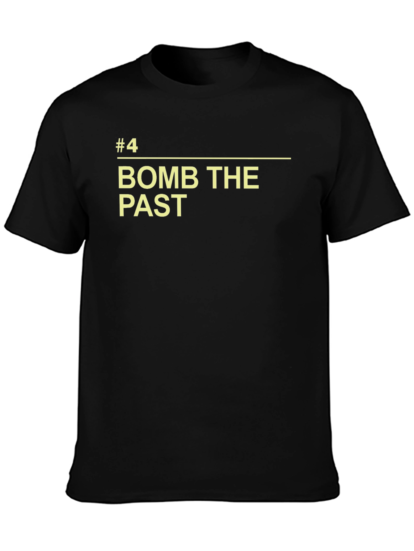 Black Bomb the Past Graphic Tee - Retro Style view 3