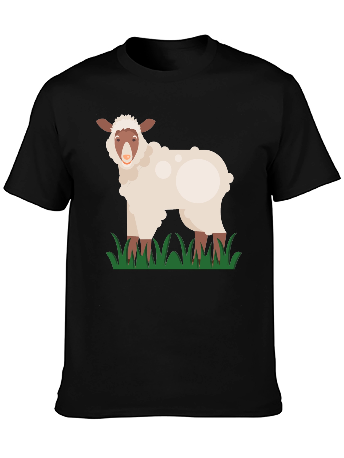 Black Sheep Graphic T-Shirt - Black Cotton Tee view 3