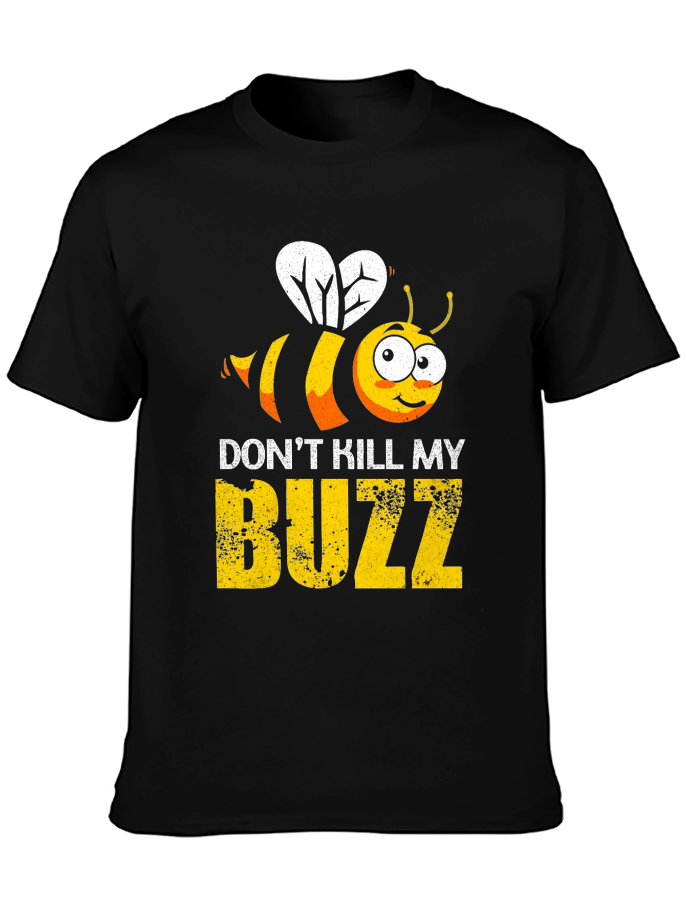 Black Don't Kill My Buzz Graphic T-Shirt view 3