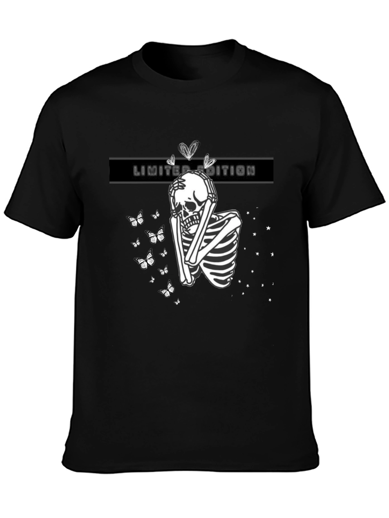 Black Limited Edition Skeleton Graphic Tee view 3