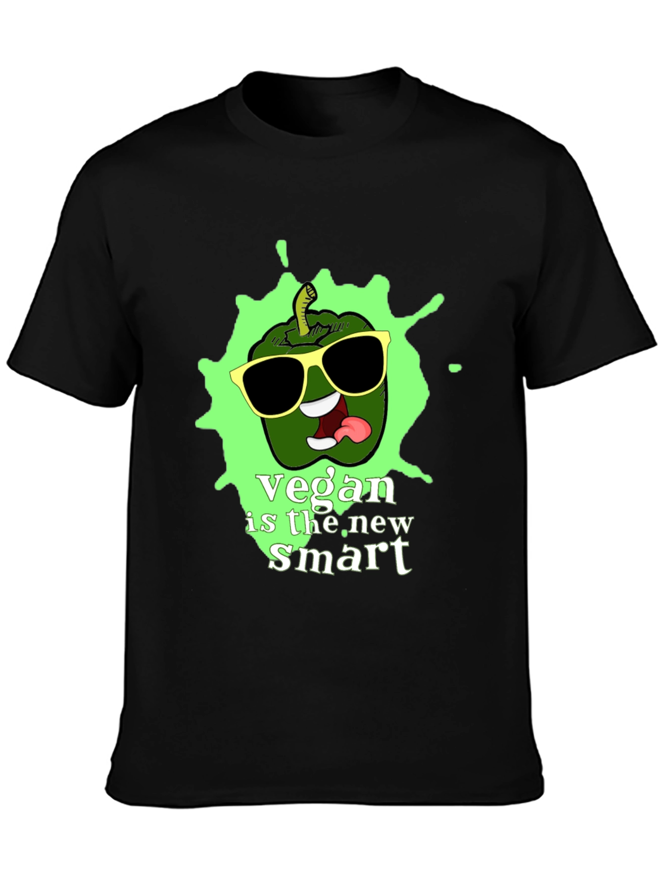 Black Vegan Is the New Smart T-Shirt view 3