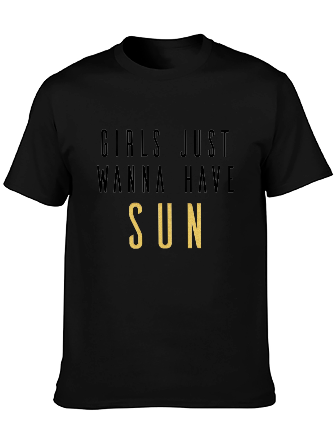 Black Girls Just Wanna Have Sun T-Shirt view 3