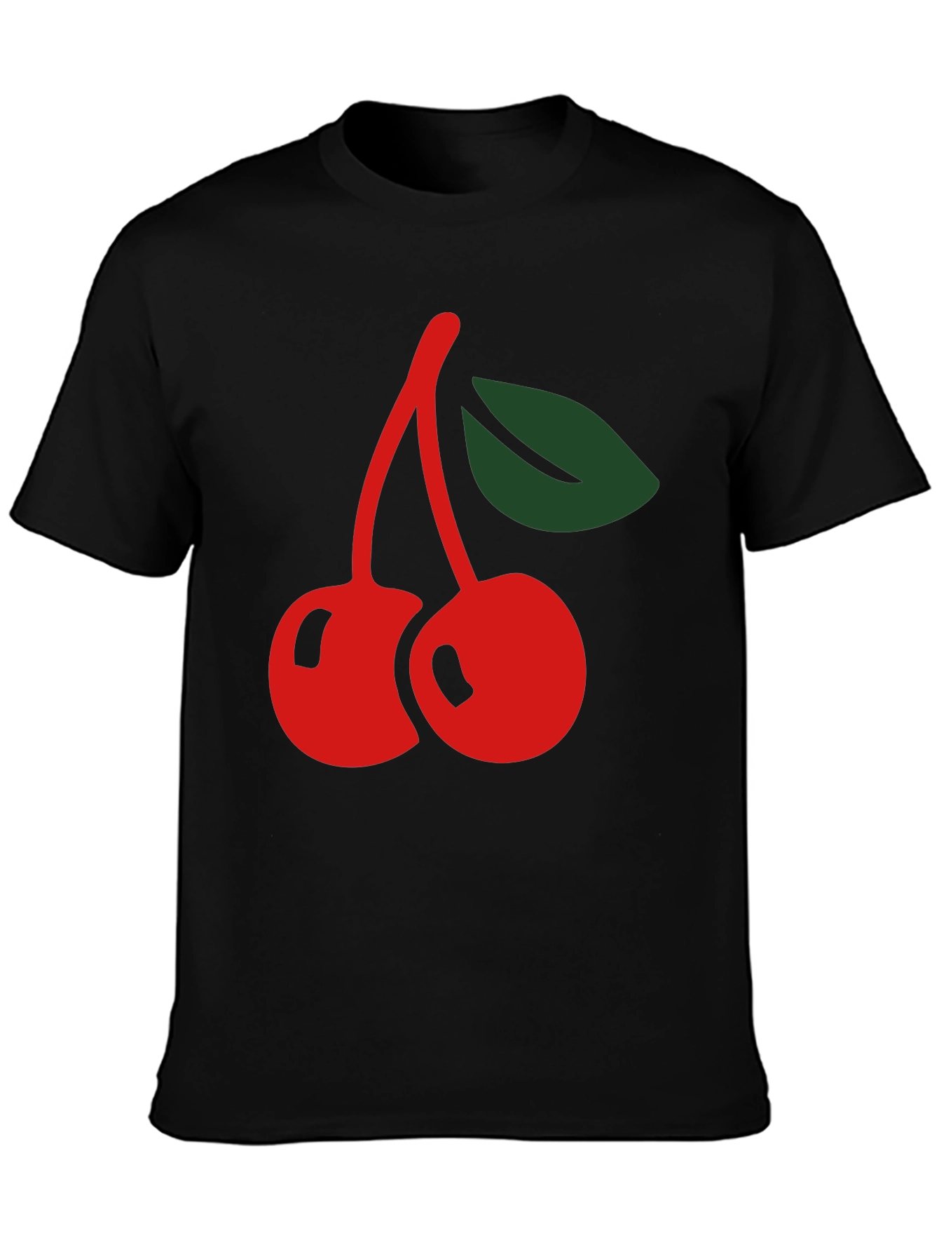 Black Cherry Graphic Black T-Shirt view 3
