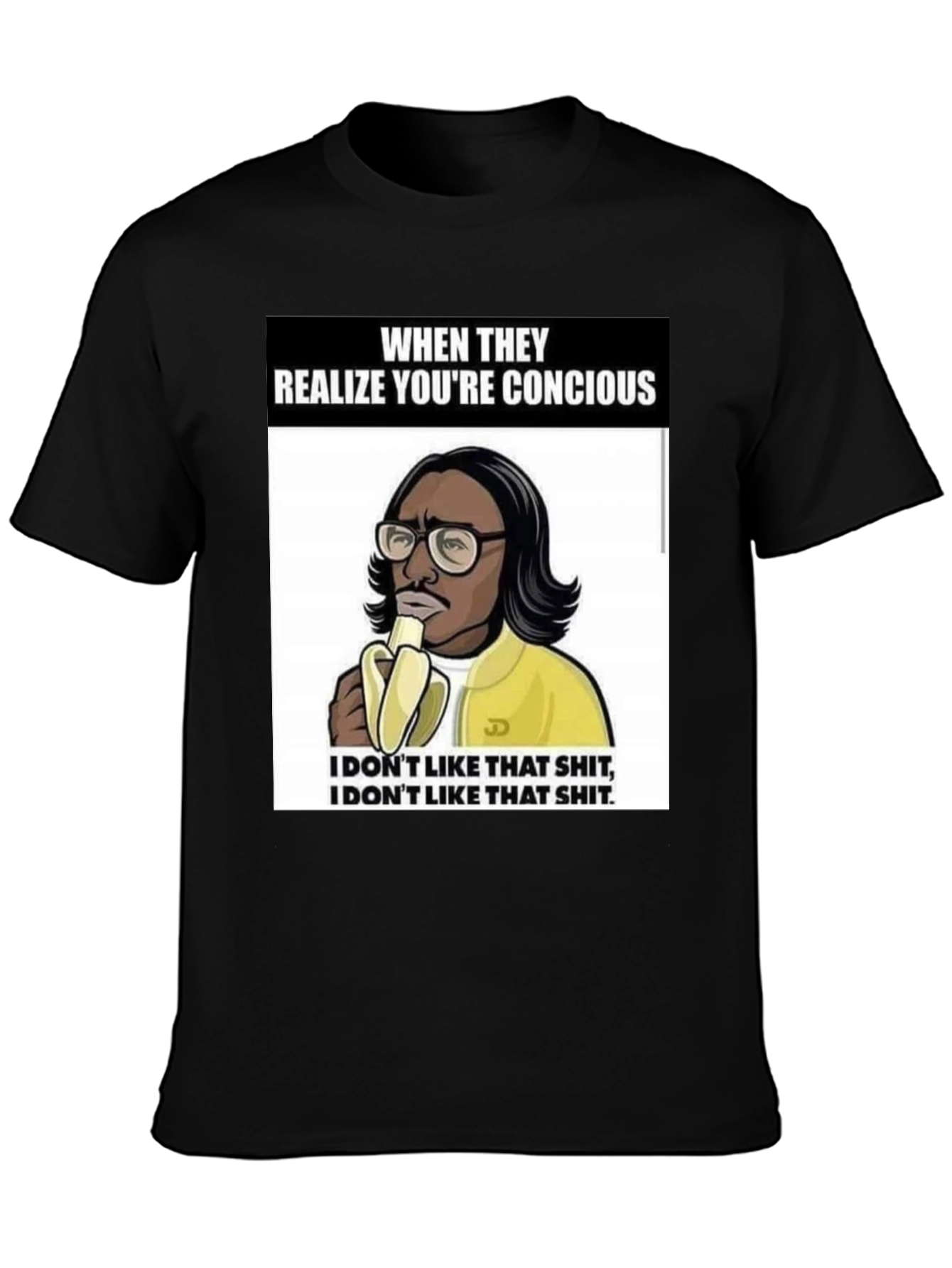 Black Conscious Banana T-Shirt view 3