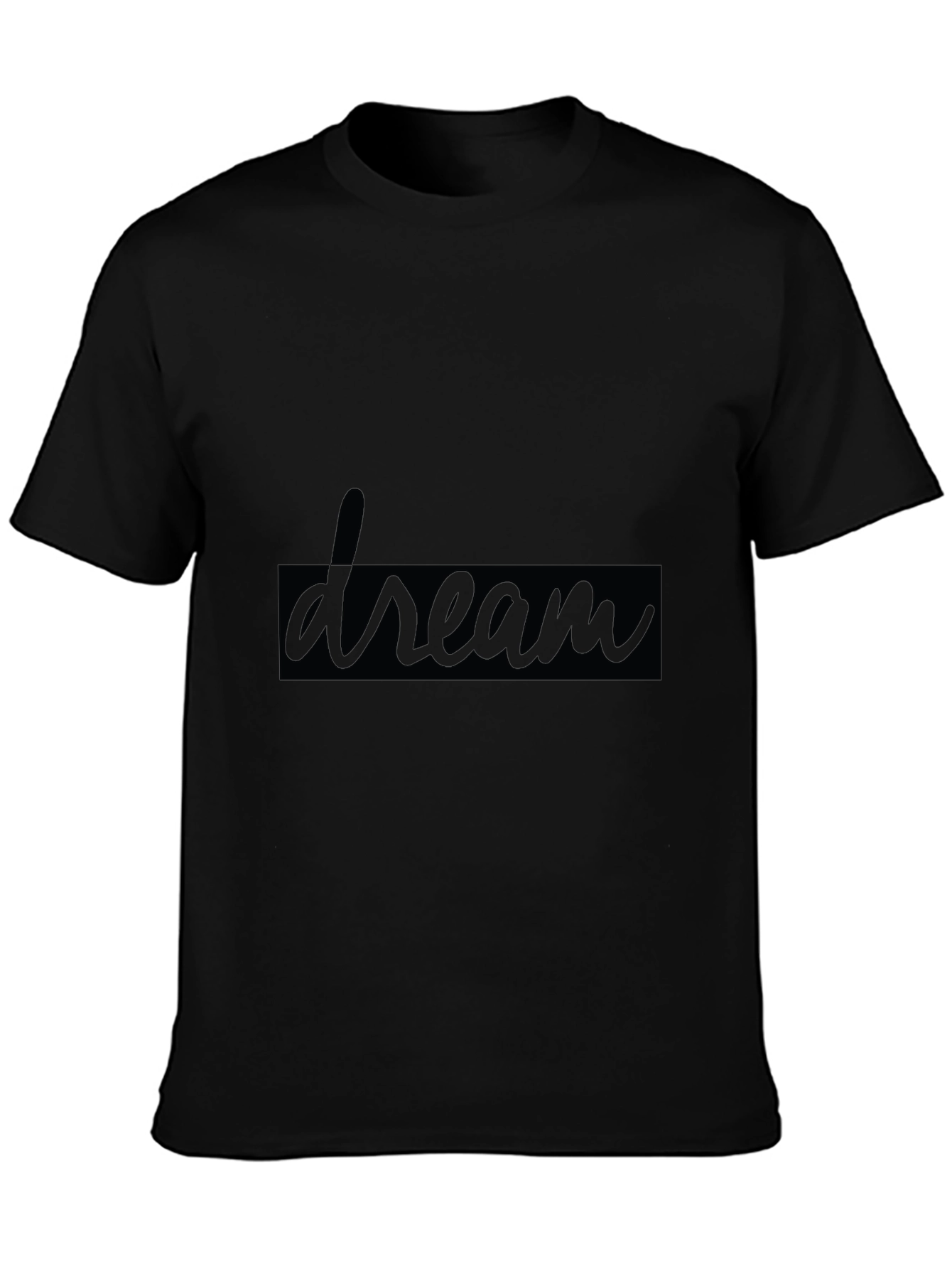 Black Dream Graphic Black T-Shirt view 3