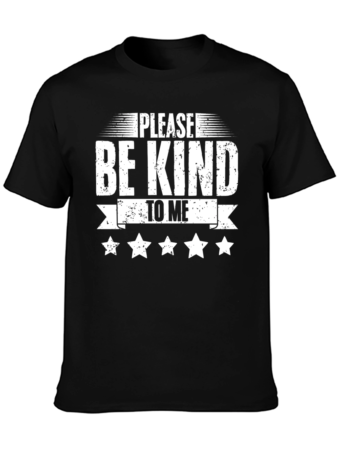 Black Please Be Kind To Me Graphic Tee view 3