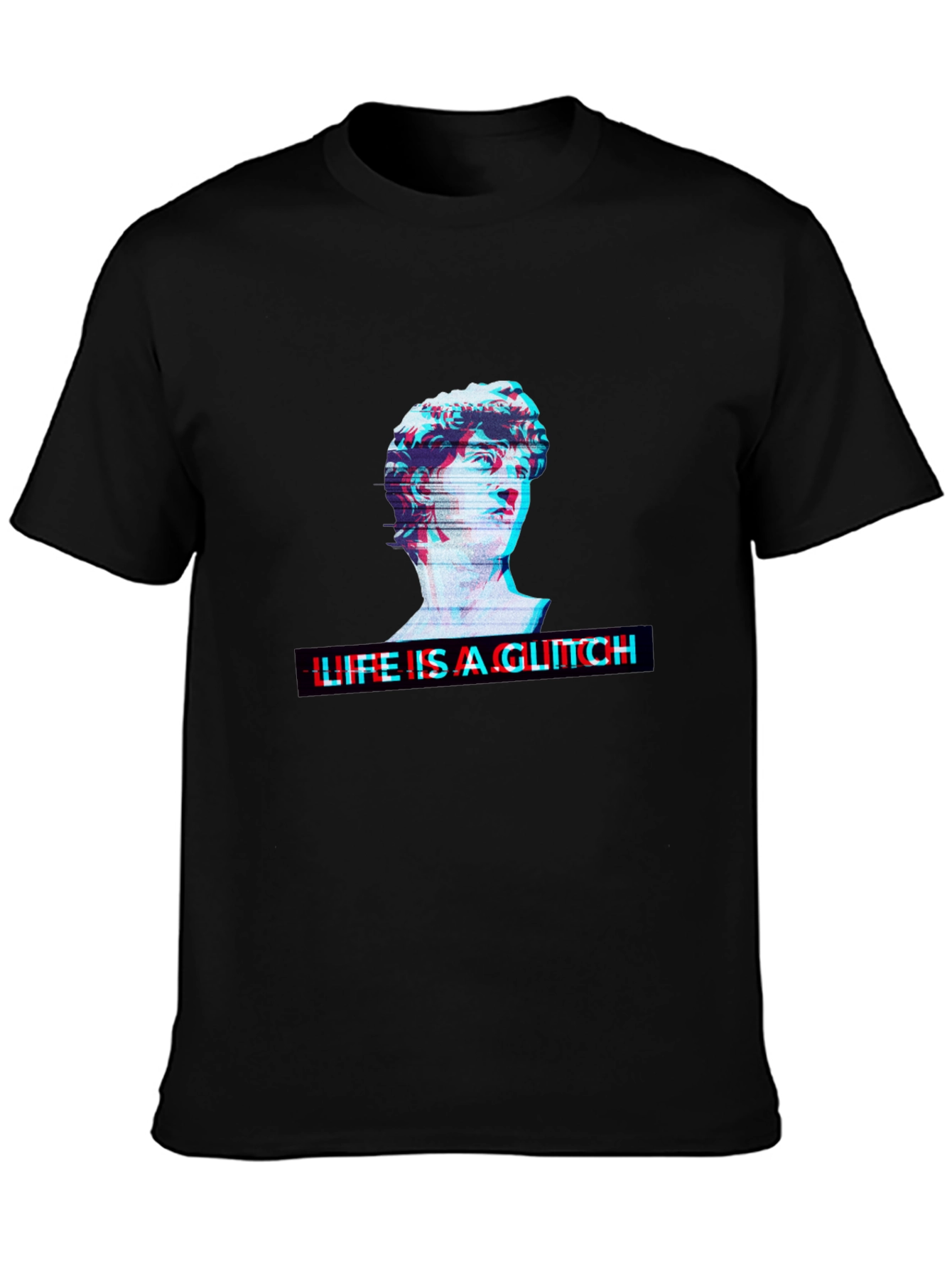 Glitch Art T-Shirt - Life is a Glitch Design - 3