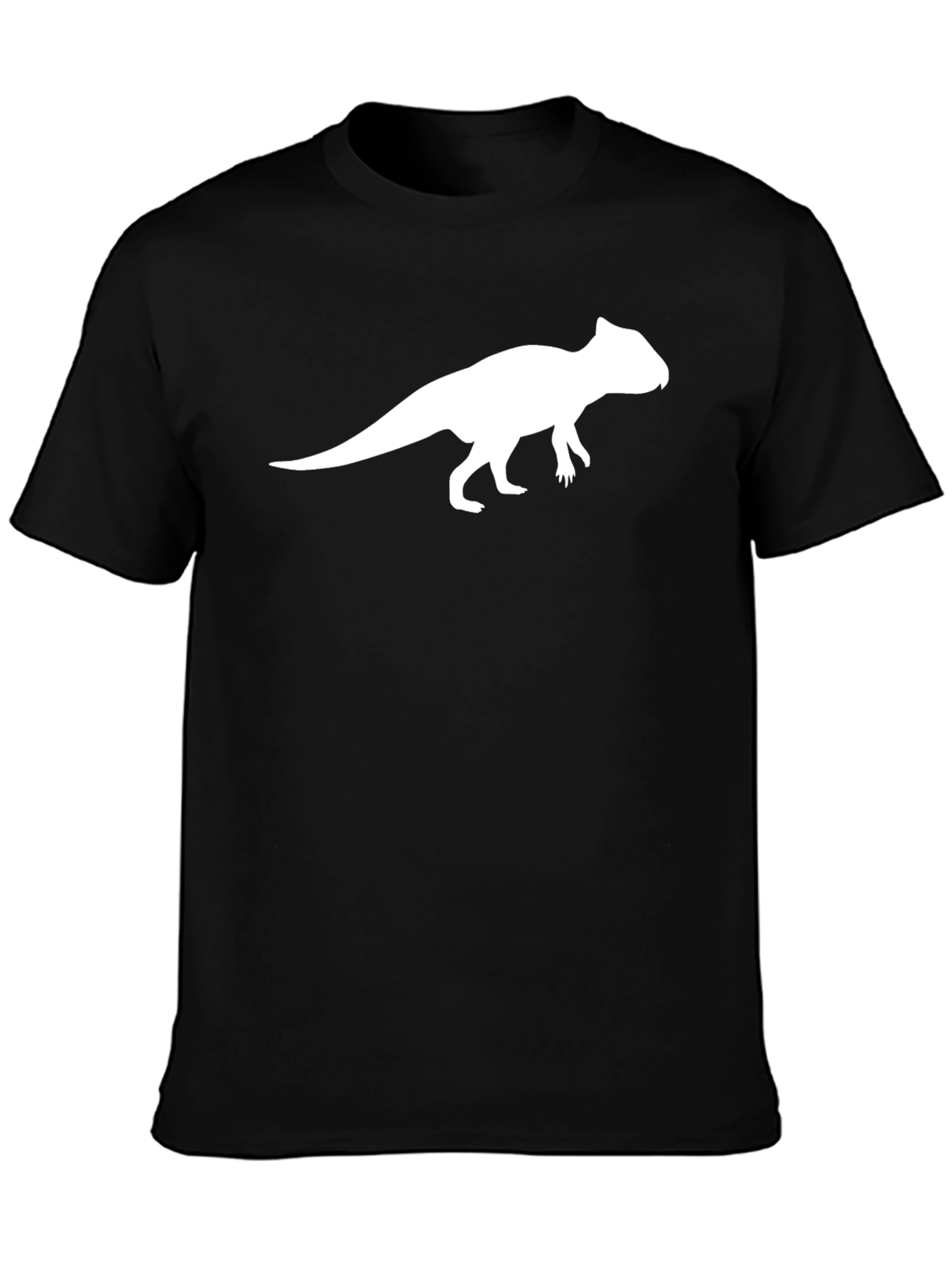 Black Dinosaur Graphic T-Shirt - Stylish Black Tee view 3