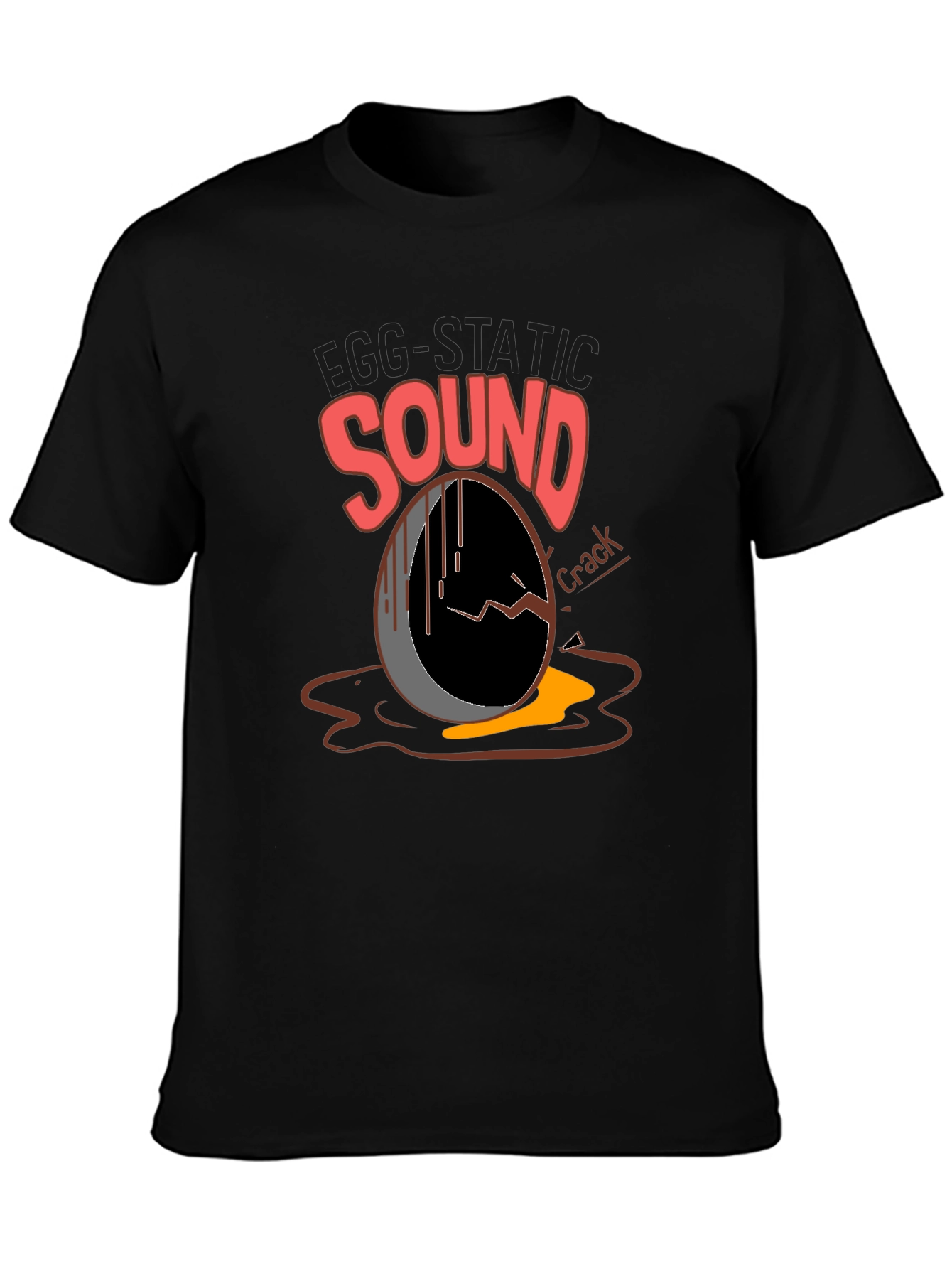 Black Egg-Static Sound T-Shirt view 3