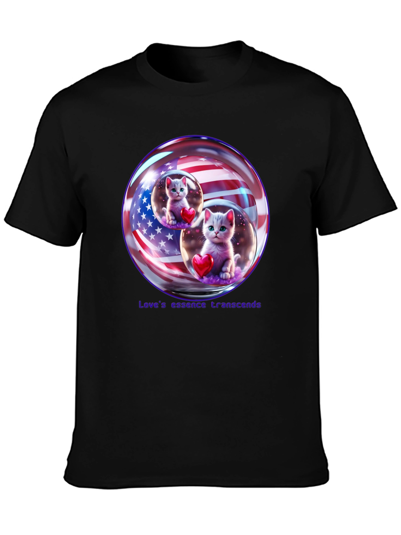 Black Love's Essence Transcends T-Shirt view 3