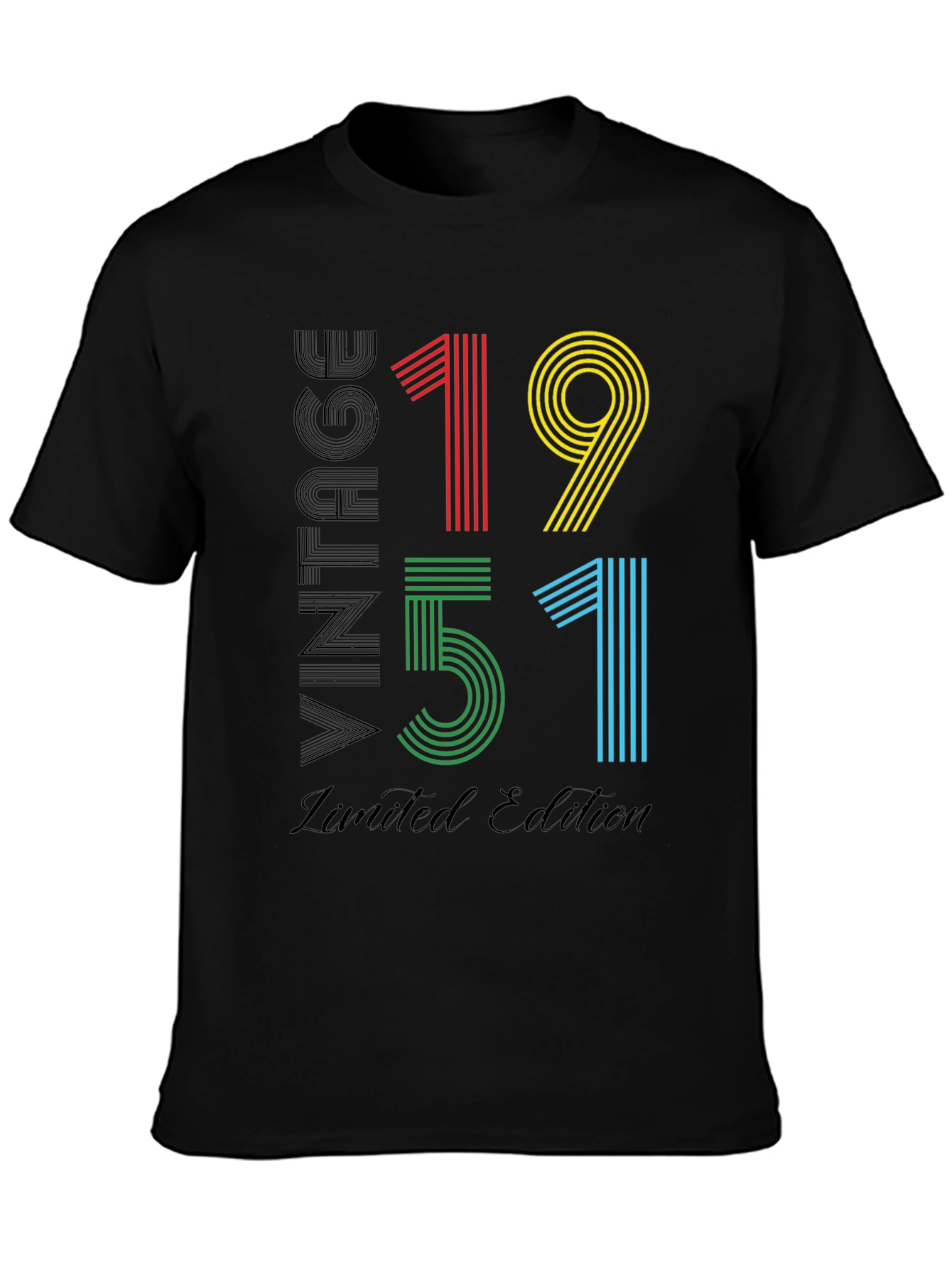 Black Vintage 1951 Limited Edition Graphic Tee view 3