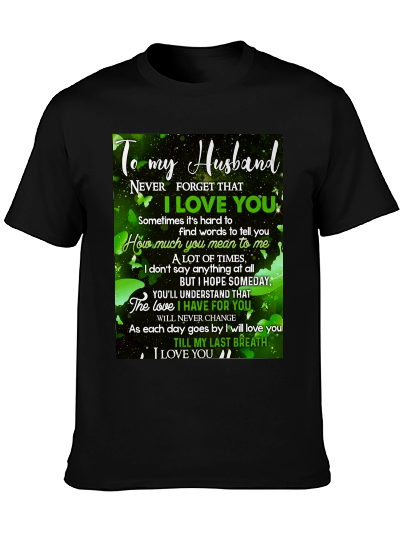 Black To My Husband Graphic Tee view 3